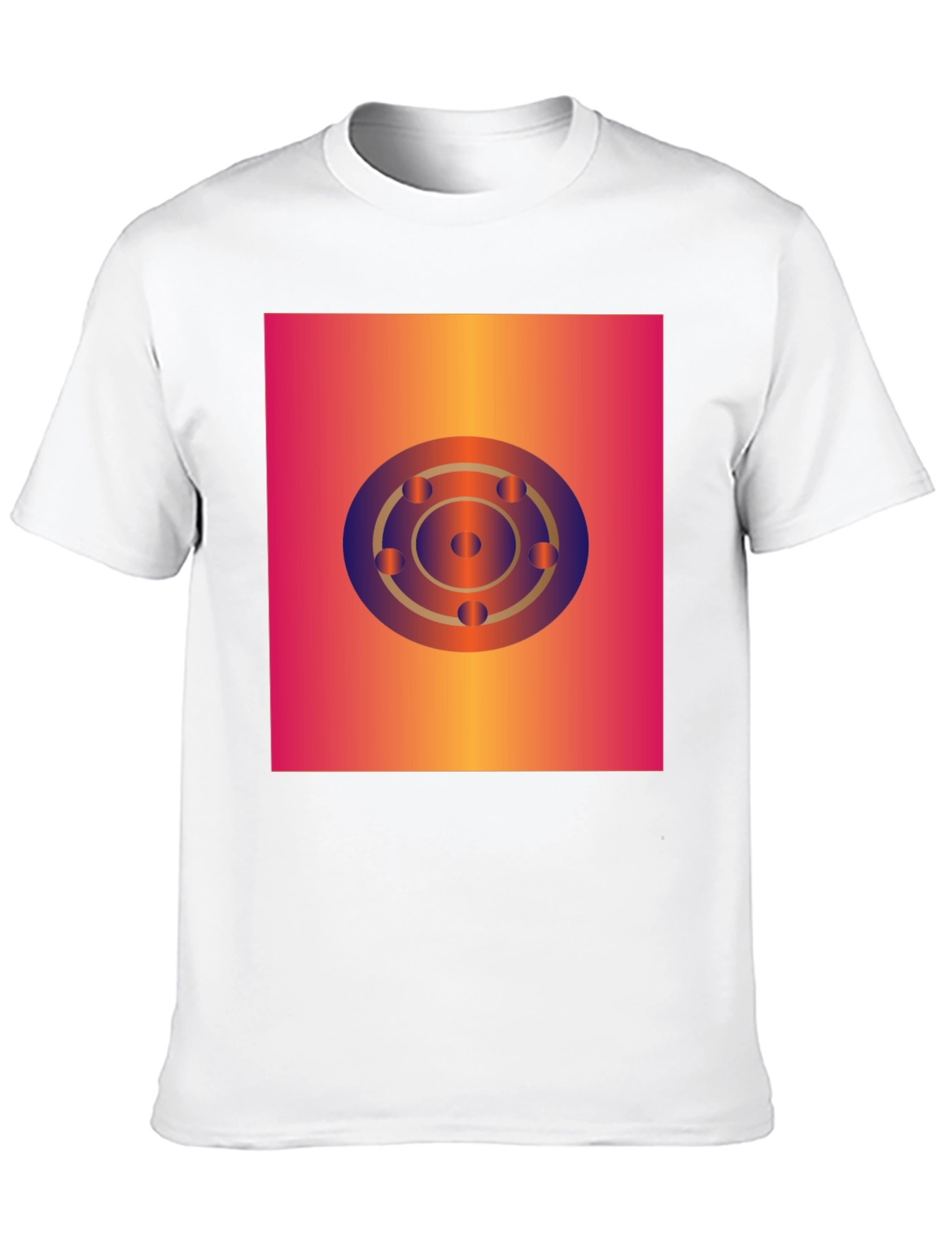 Geometric Circle Graphic Tee - Abstract Design