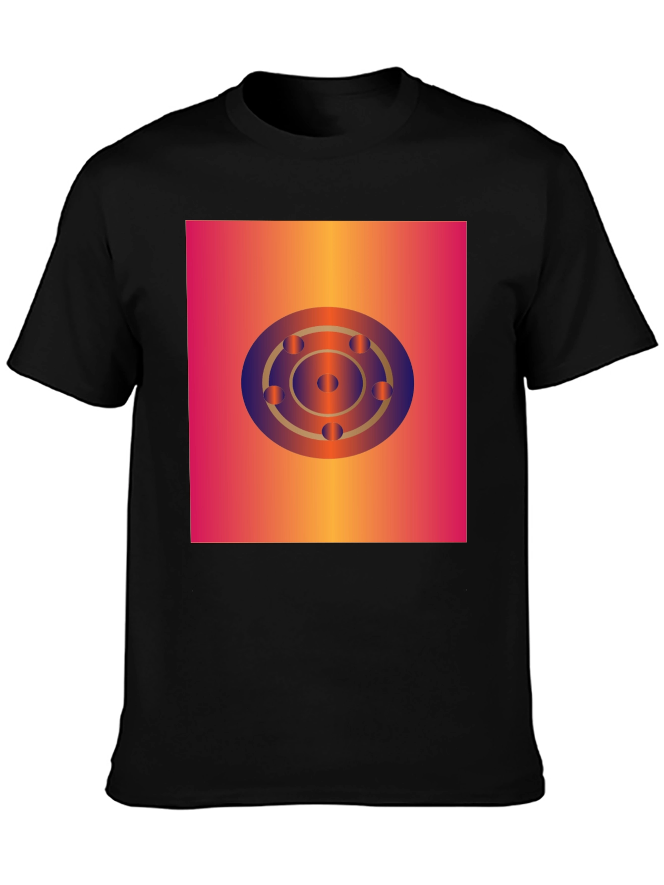 Geometric Circle Graphic Tee - Abstract Design