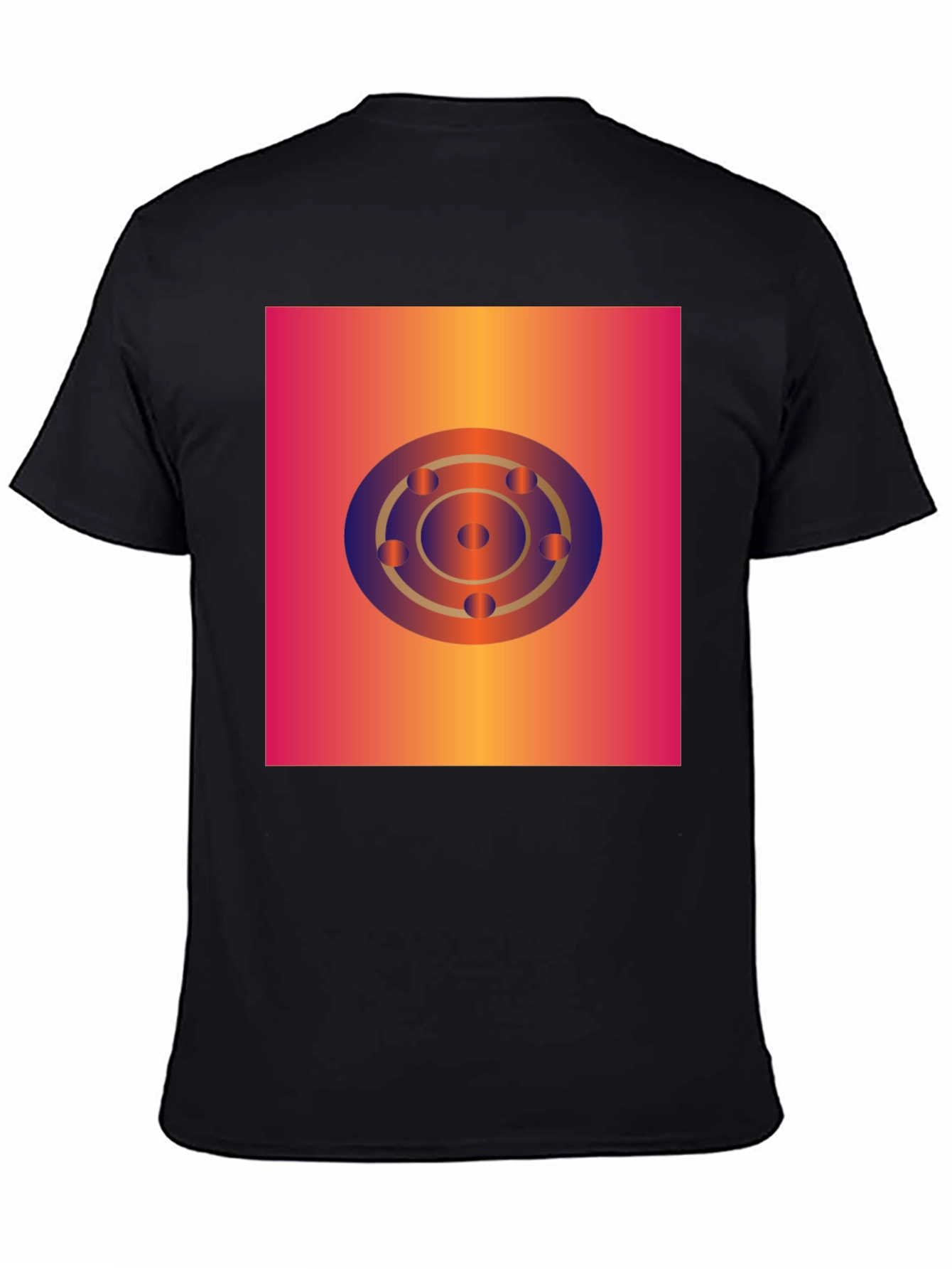 Geometric Circle Graphic Tee - Abstract Design