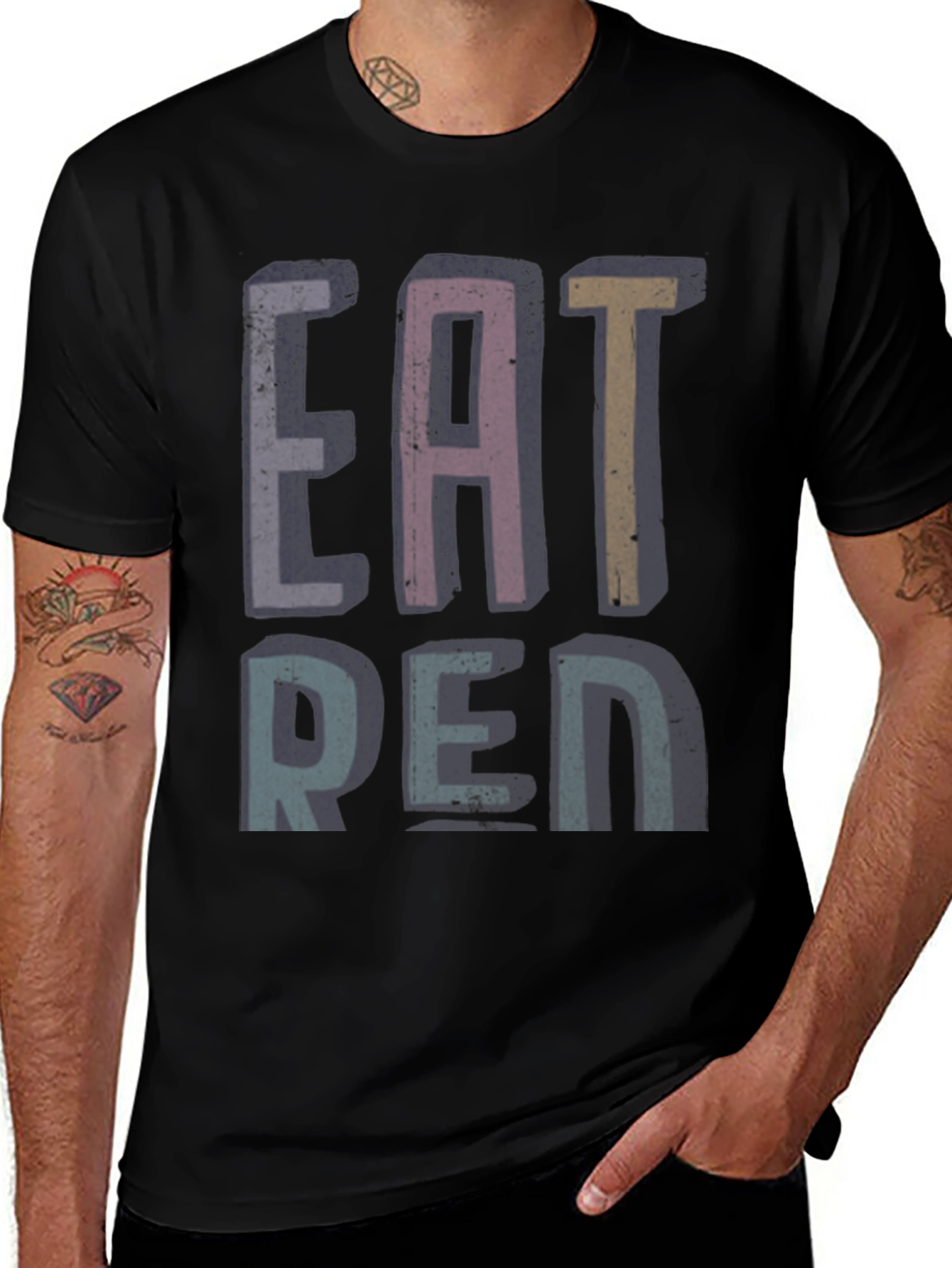 Eat Ren Fun Graphic T-Shirt