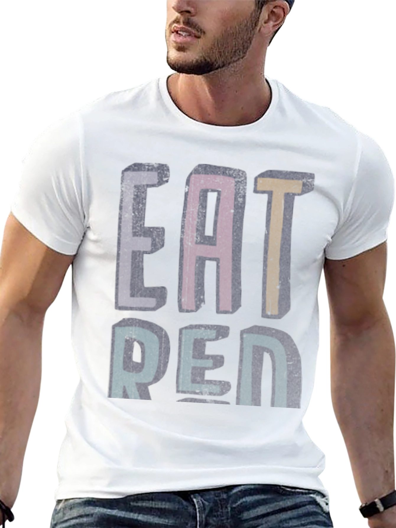 Eat Ren Fun Graphic T-Shirt