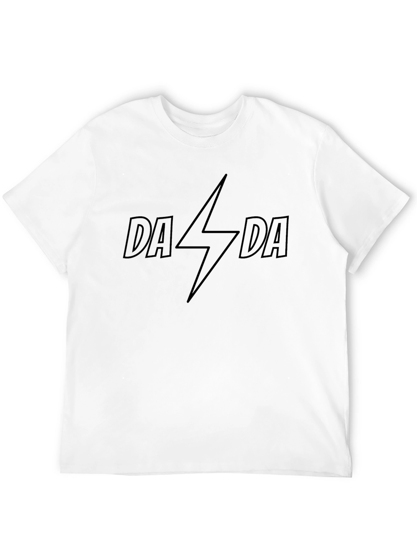 Da Da Lightning Bolt Graphic Tee - Black