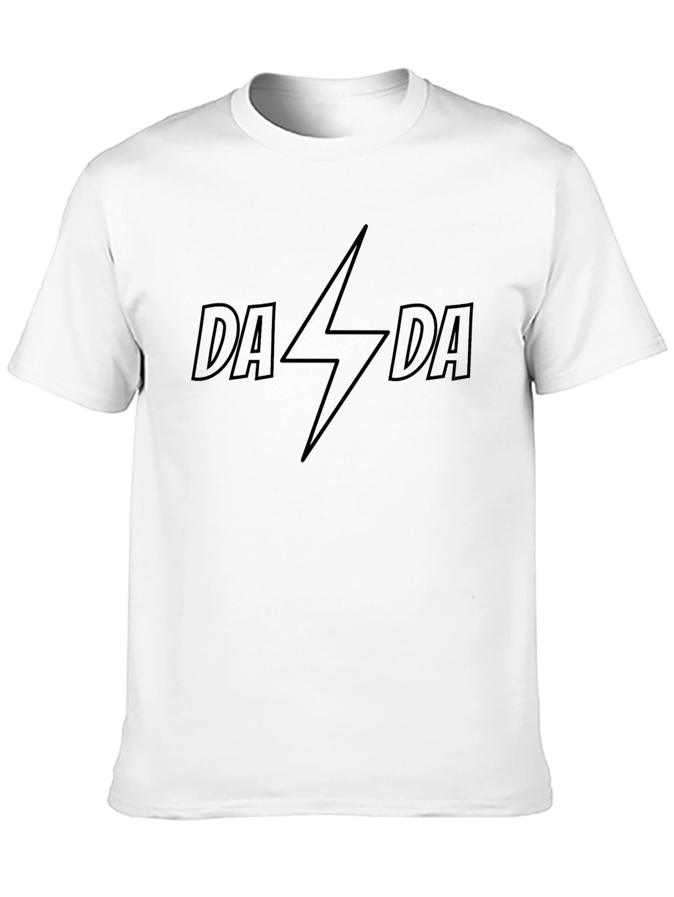 Da Da Lightning Bolt Graphic Tee - Black