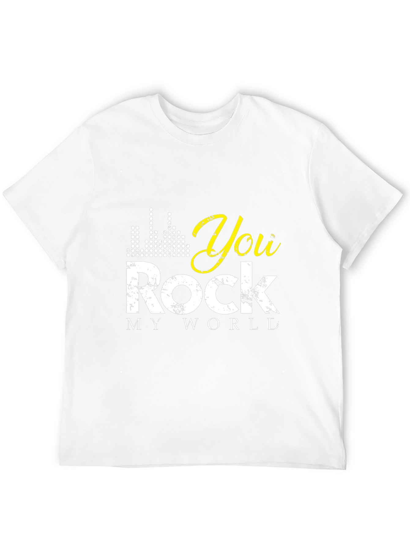 You Rock My World Black Graphic Tee