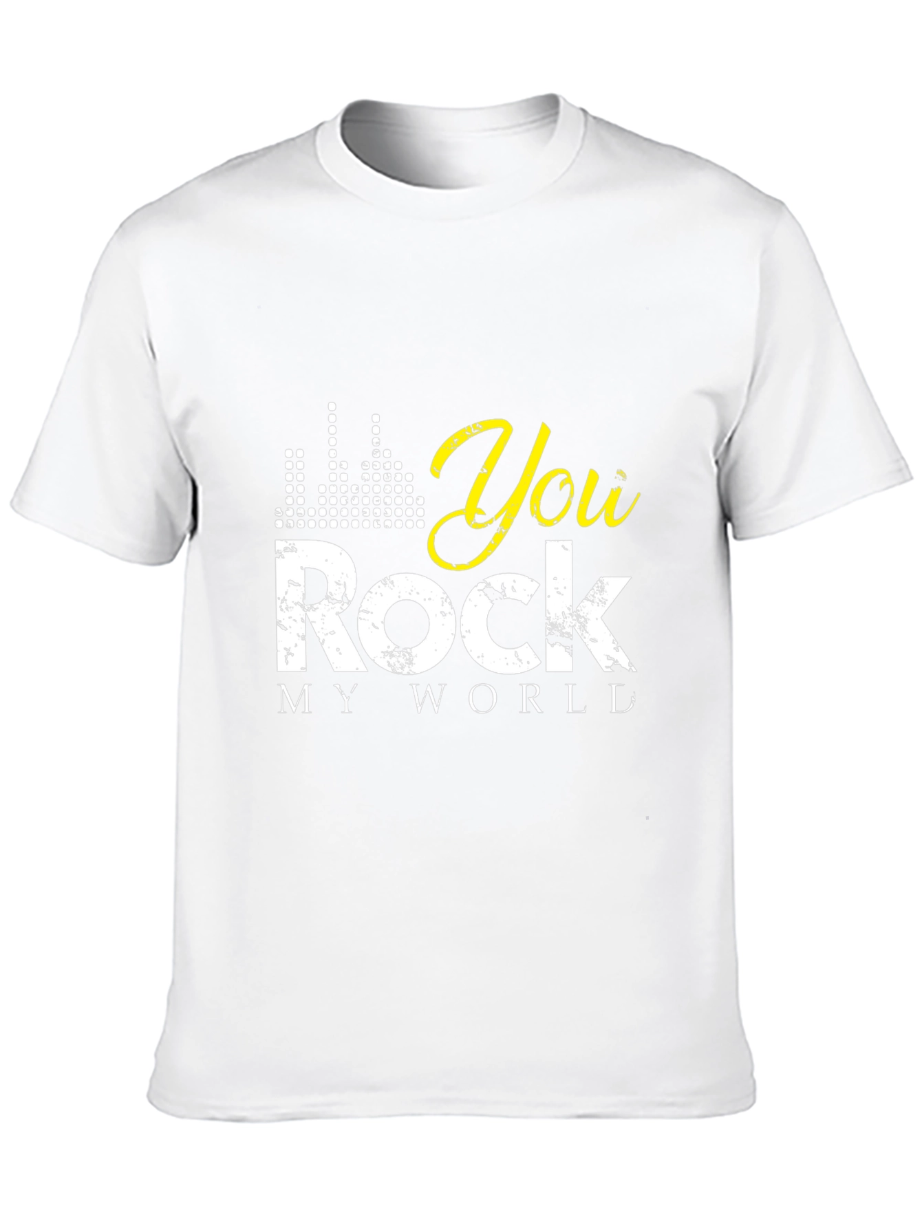 You Rock My World Black Graphic Tee