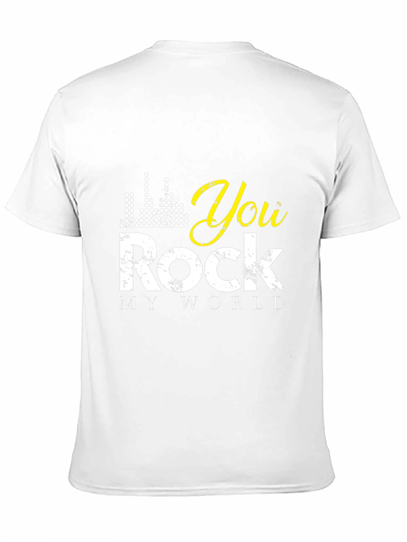 You Rock My World Black Graphic Tee