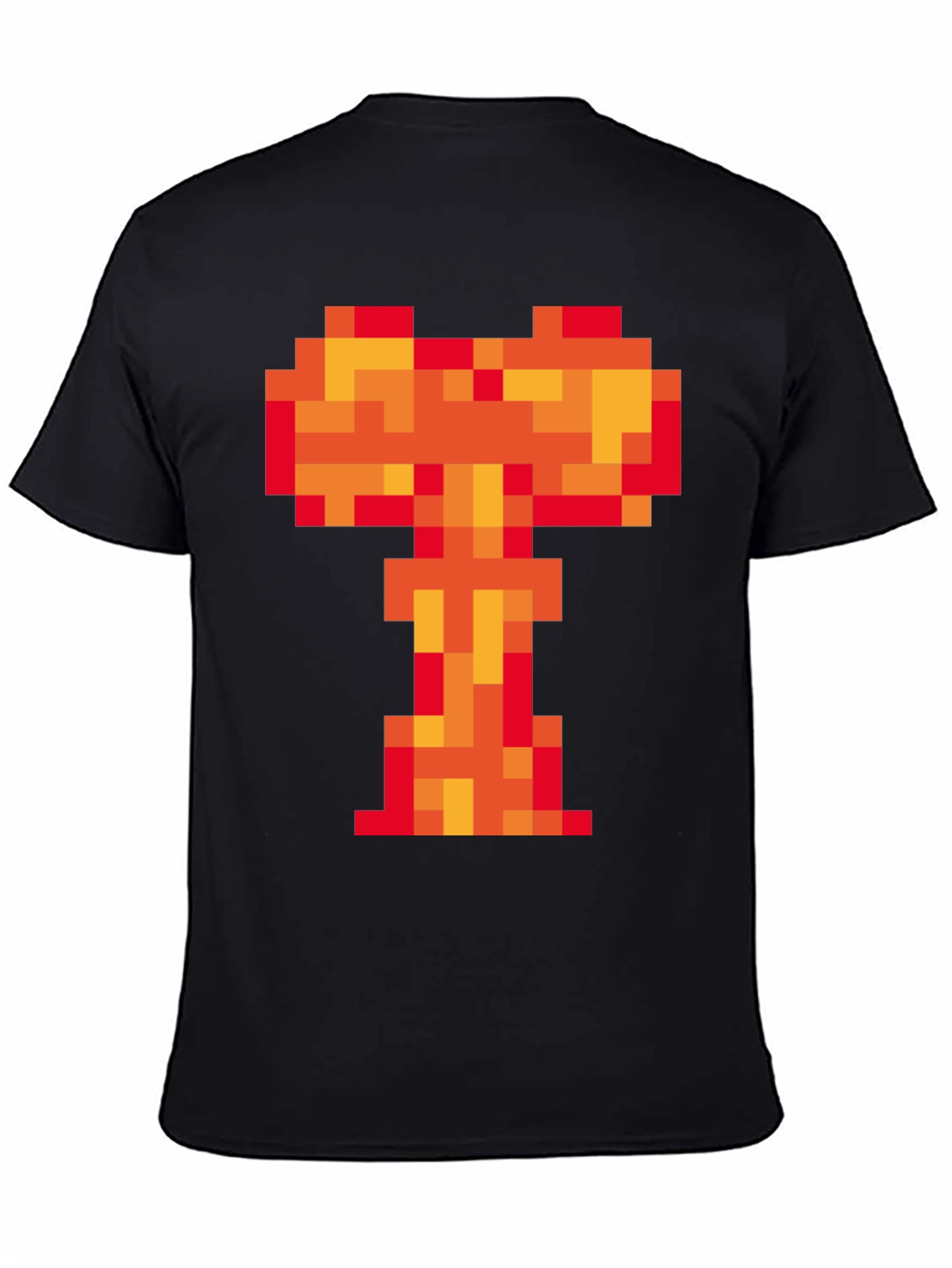 Pixel Fire T-Shirt - Retro Gaming Style