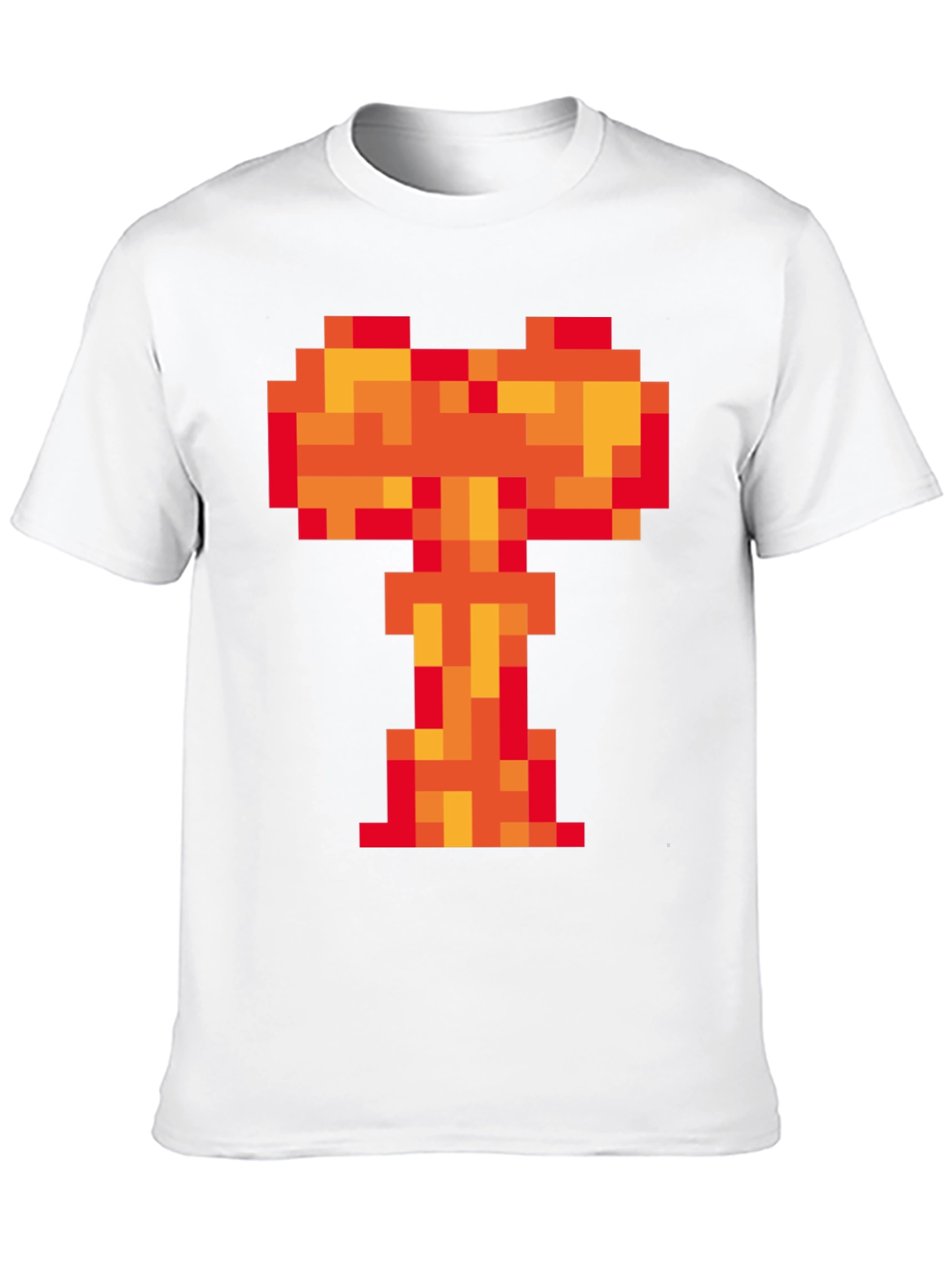 Pixel Fire T-Shirt - Retro Gaming Style