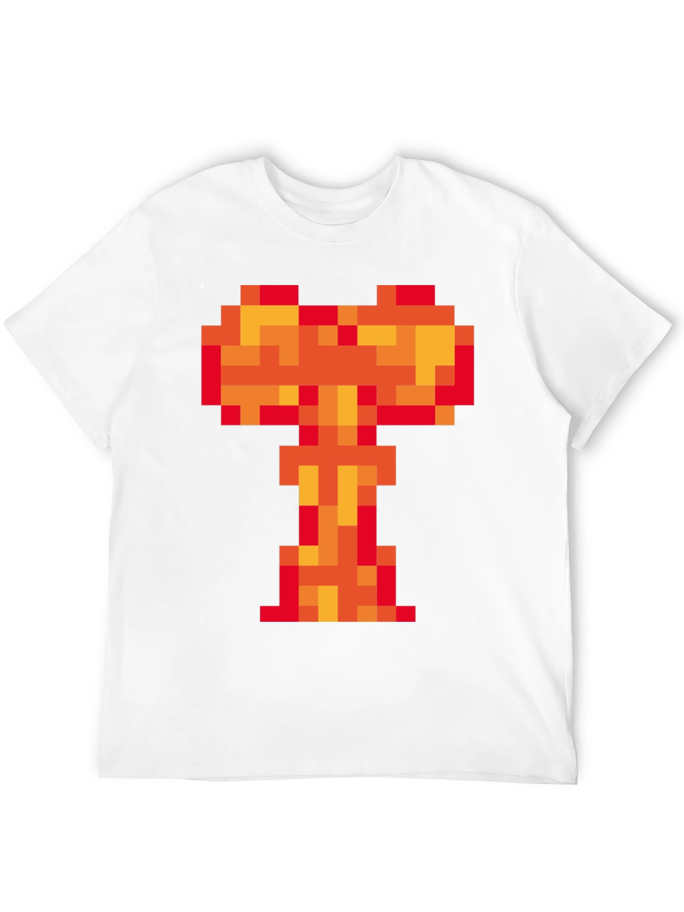 Pixel Fire T-Shirt - Retro Gaming Style