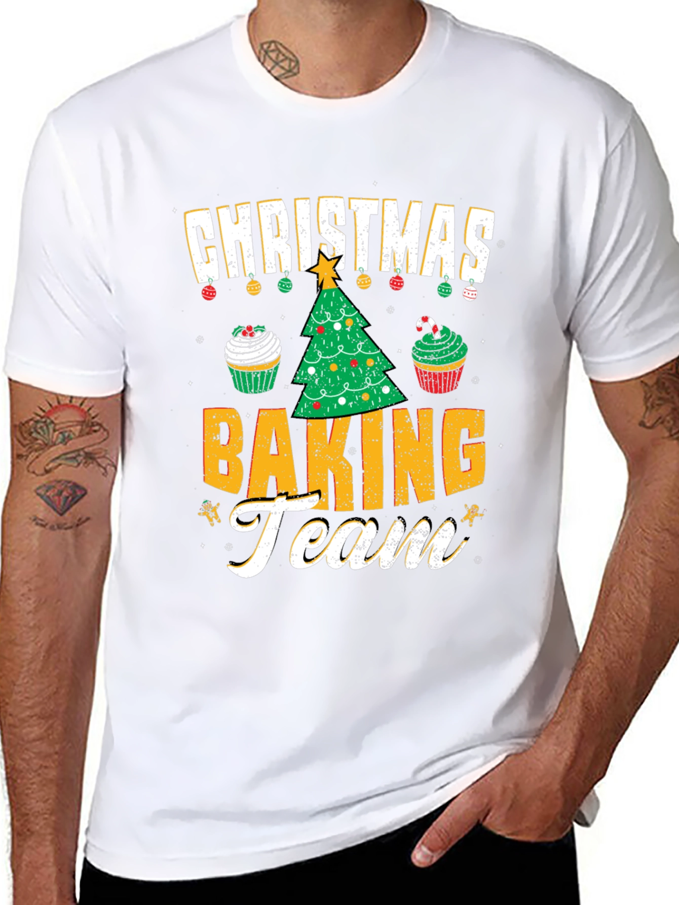 Christmas Baking Team T-Shirt - Festive Holiday Apparel