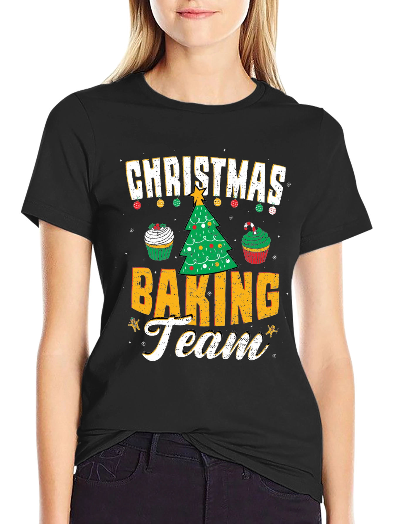 Christmas Baking Team T-Shirt - Festive Holiday Apparel