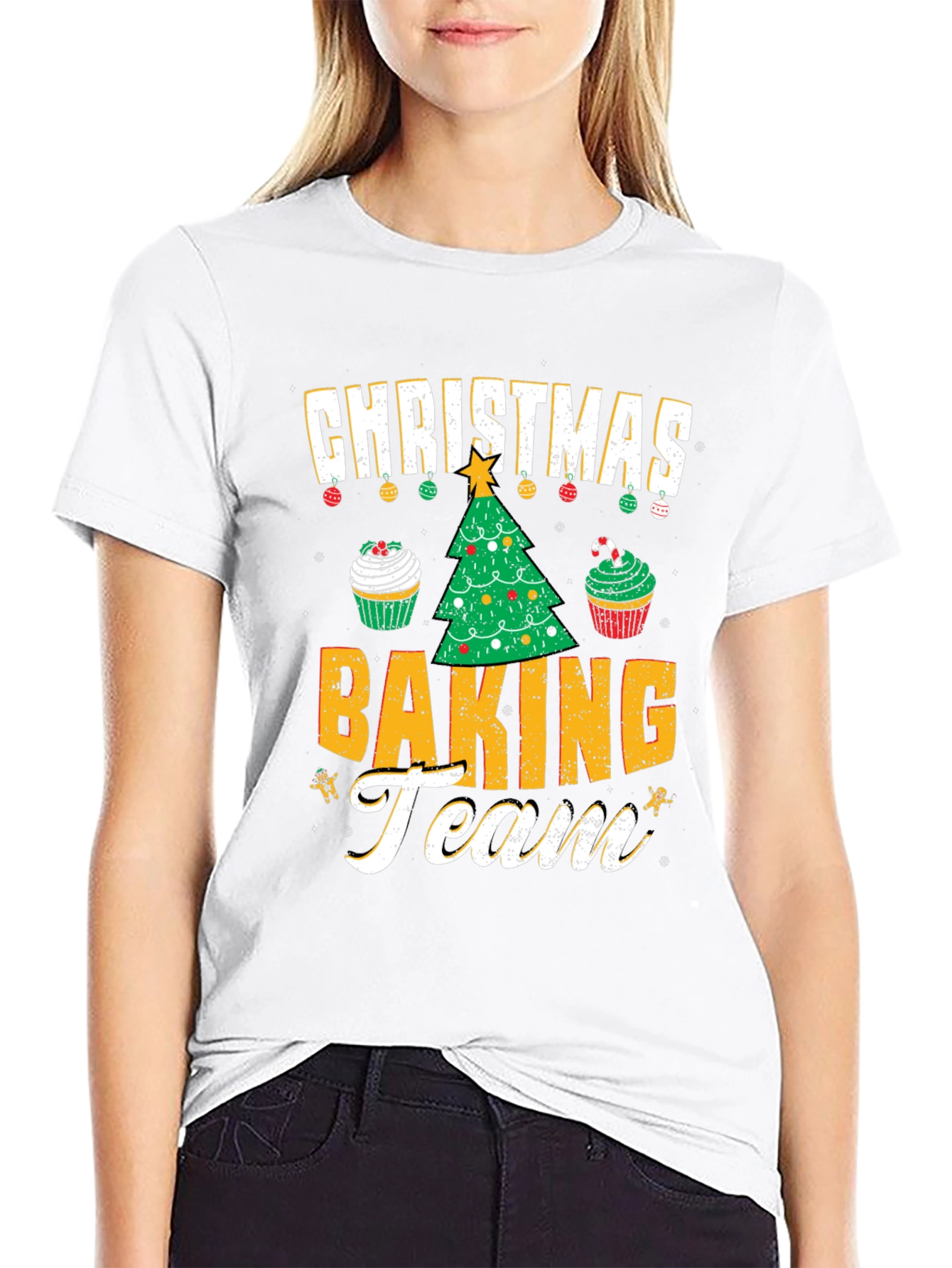 Christmas Baking Team T-Shirt - Festive Holiday Apparel