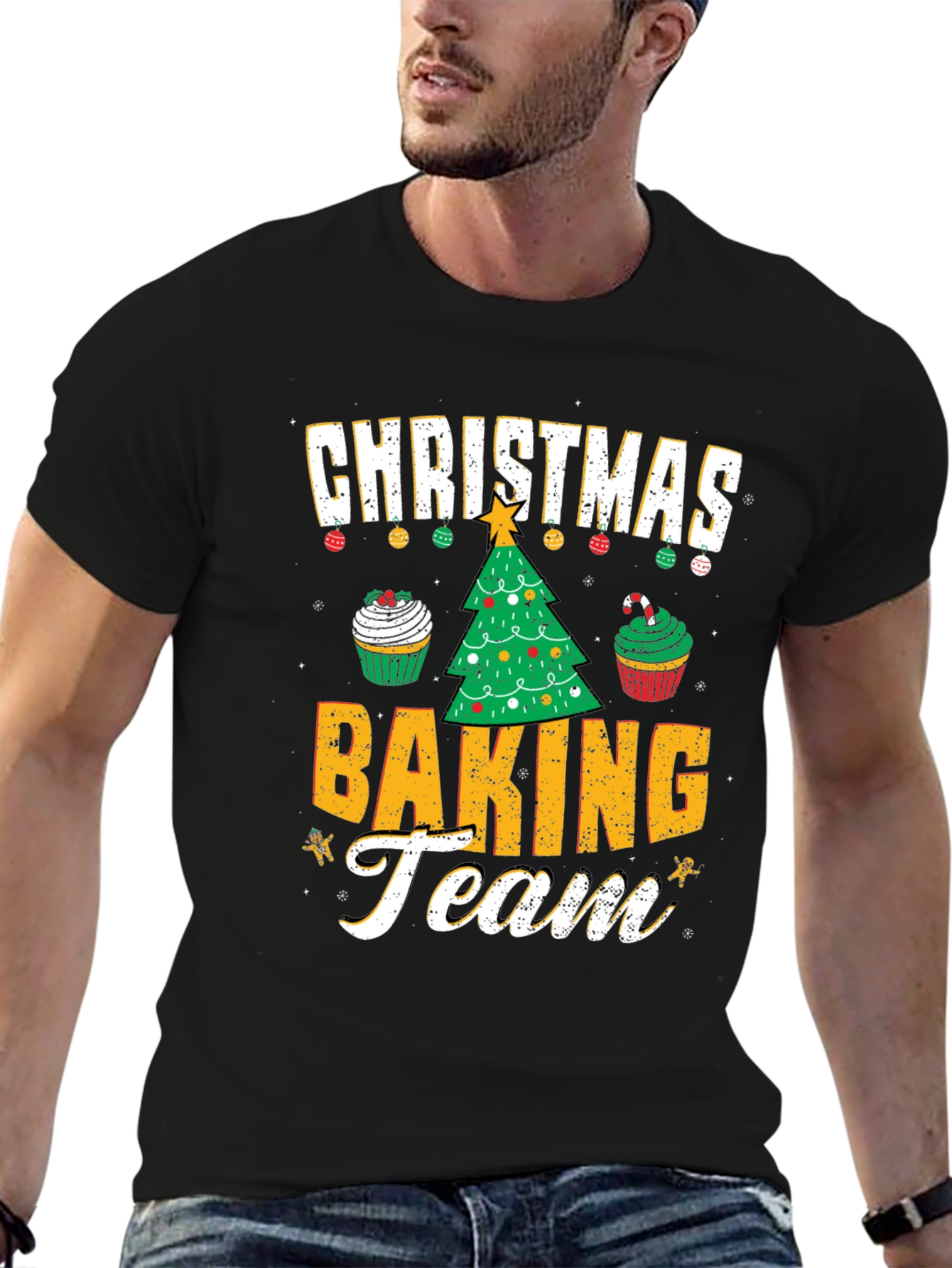 Christmas Baking Team T-Shirt - Festive Holiday Apparel