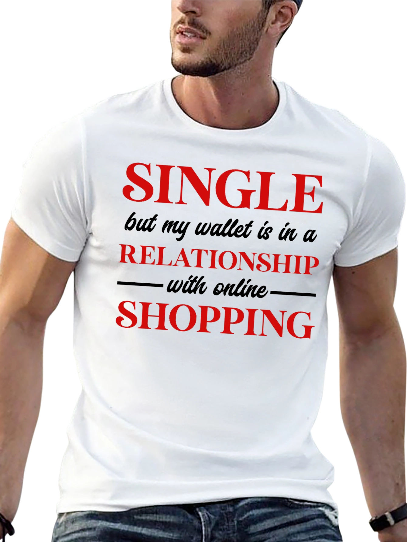 Single Online Shopping T-Shirt