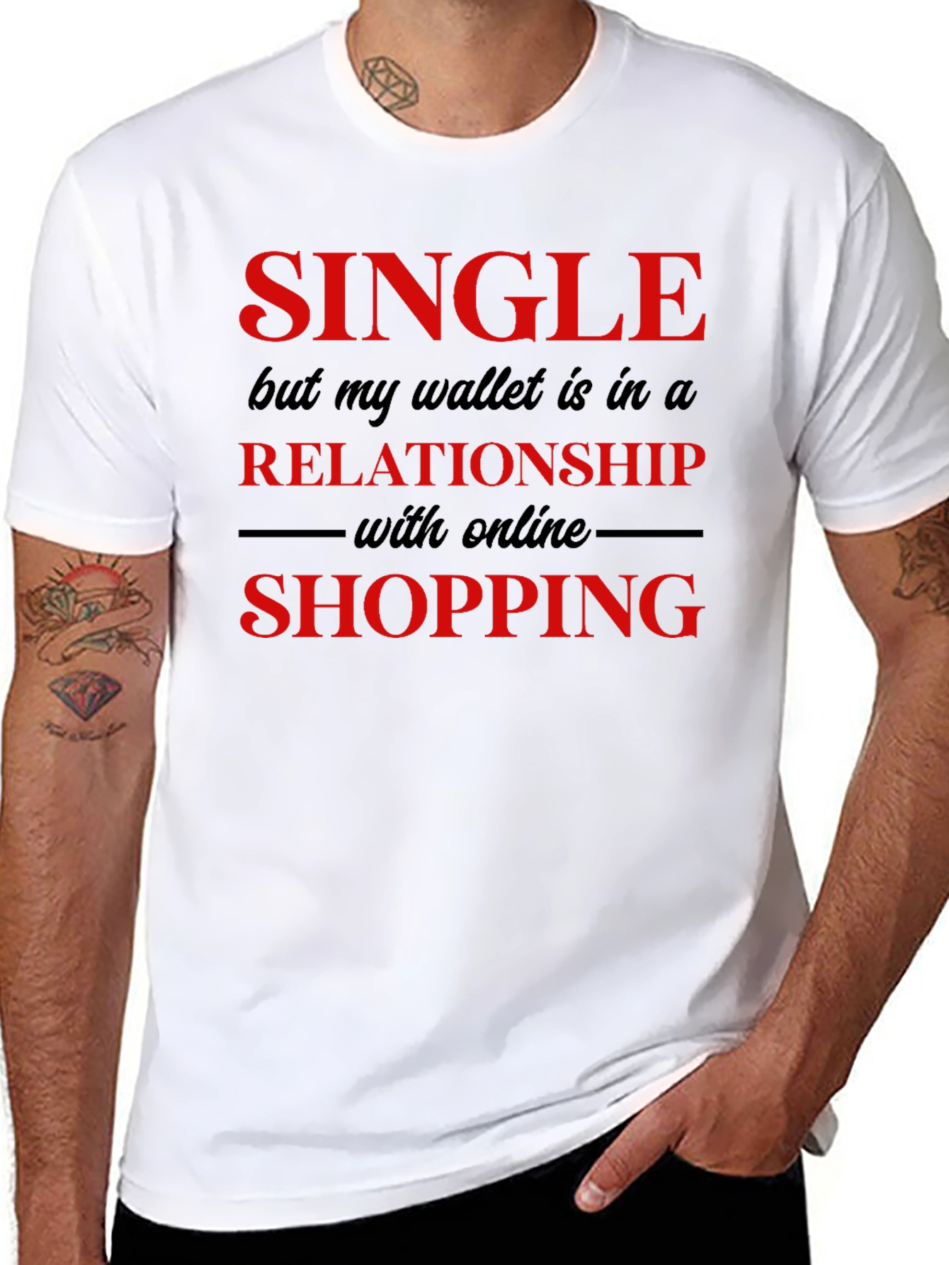 Single Online Shopping T-Shirt