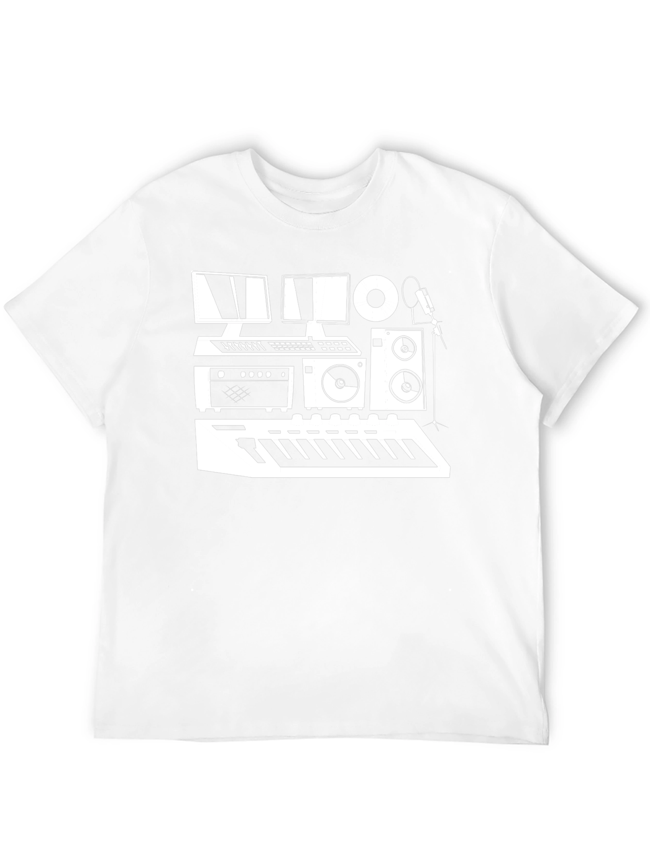 Music Studio Black T-Shirt