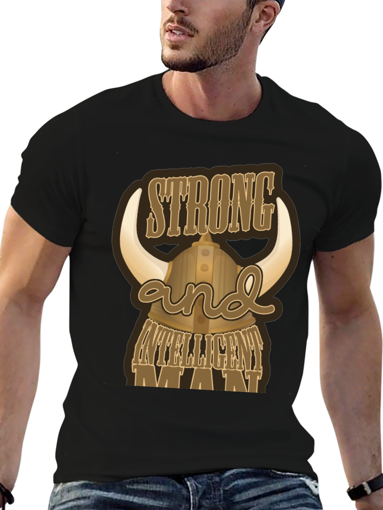 Strong and Intelligent Man T-Shirt