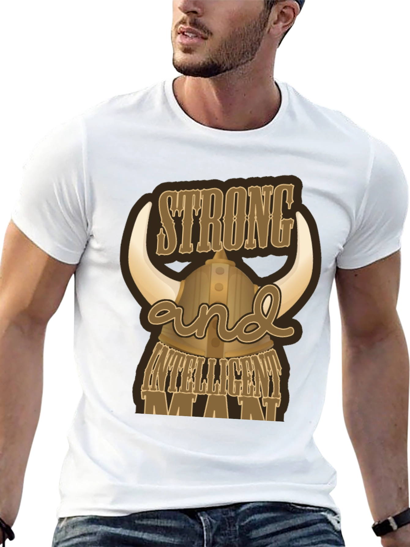 Strong and Intelligent Man T-Shirt