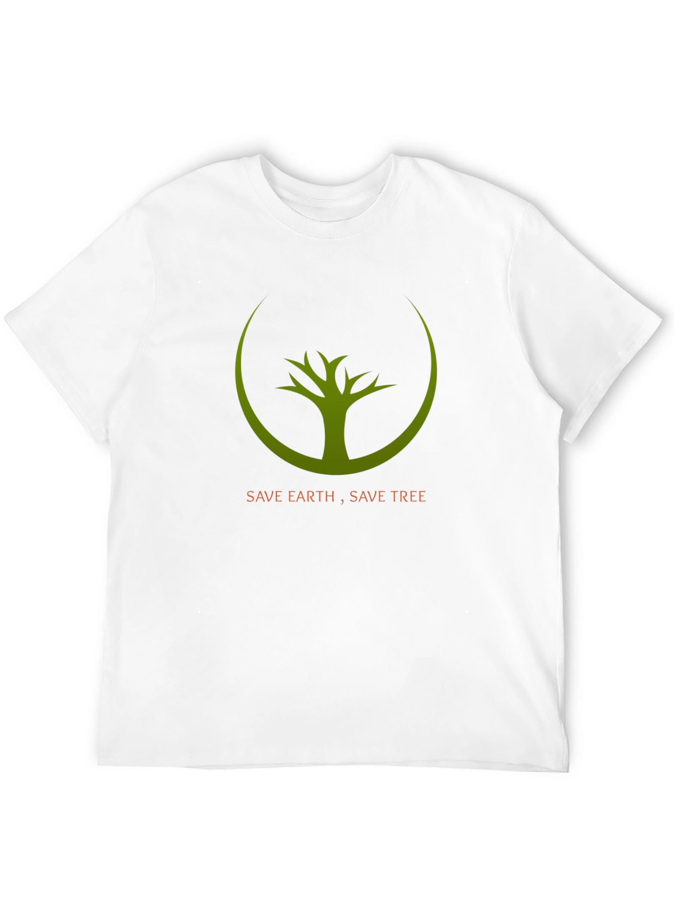 Eco-Friendly Save Earth Save Tree Graphic Tee