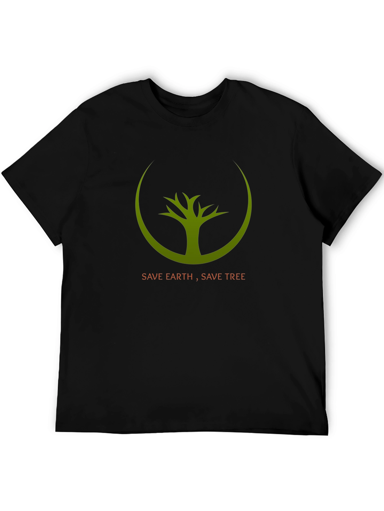Eco-Friendly Save Earth Save Tree Graphic Tee