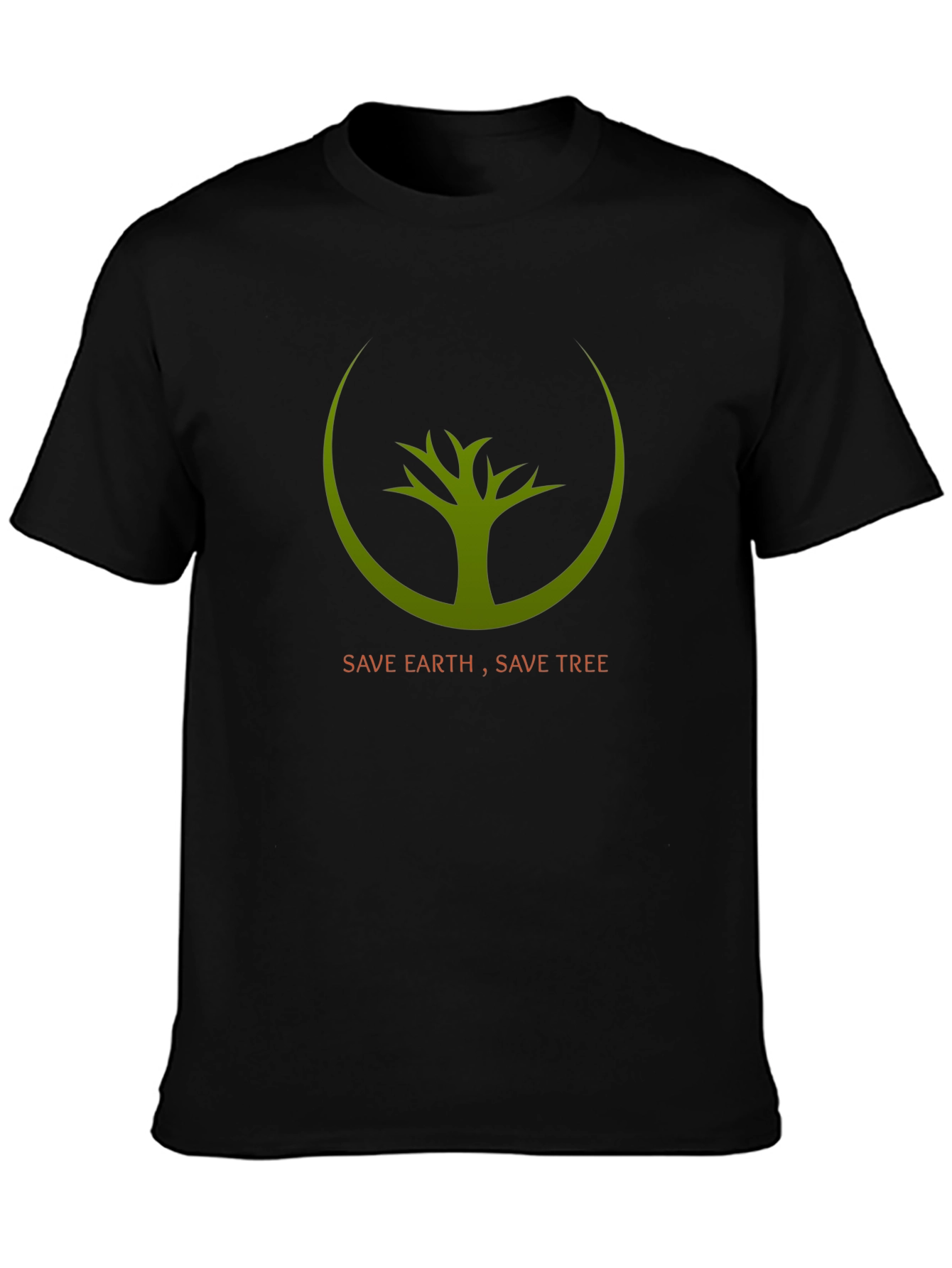 Eco-Friendly Save Earth Save Tree Graphic Tee
