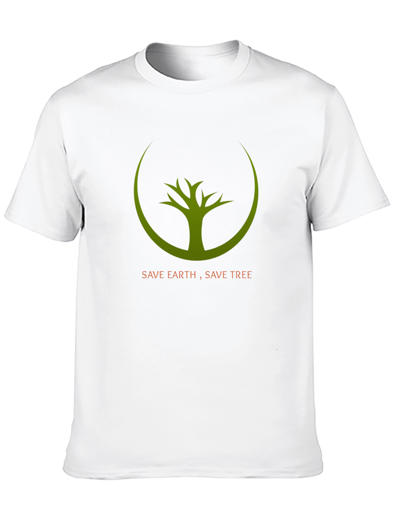 Eco-Friendly Save Earth Save Tree Graphic Tee