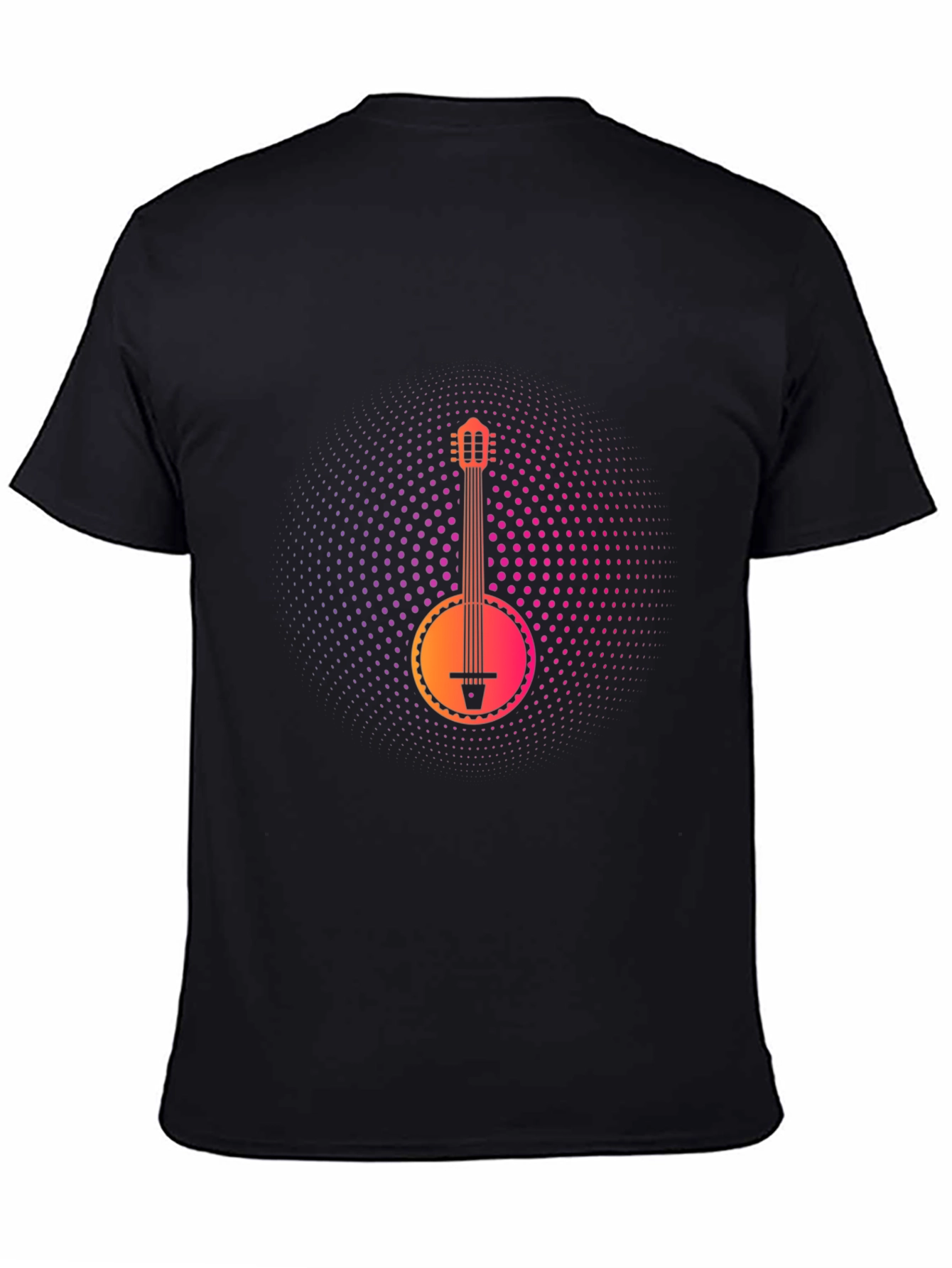 Banjo Graphic Tee - Music Lovers Black T-Shirt