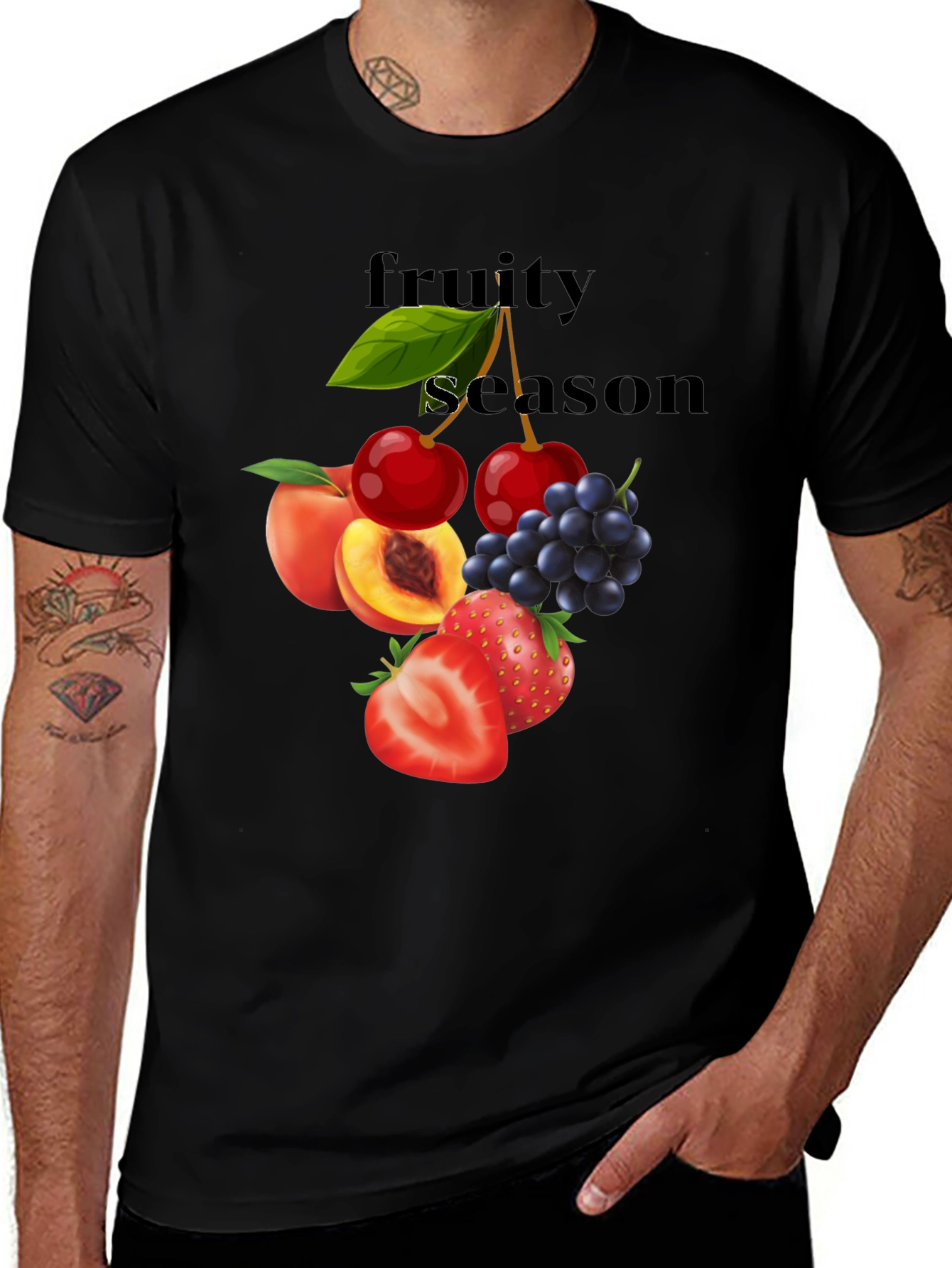 Fruity Season Graphic T-Shirt - Stylish & Comfortable