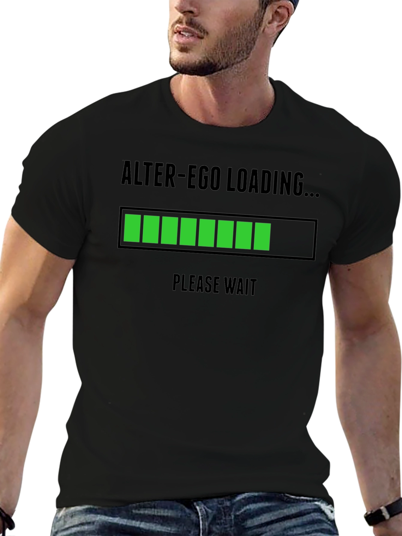 Alter-Ego Loading T-Shirt - Funny Graphic Tee