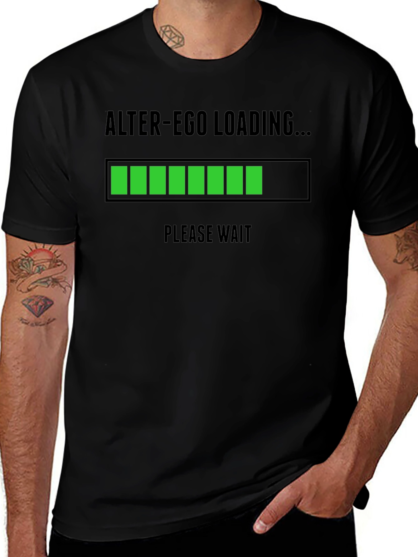 Alter-Ego Loading T-Shirt - Funny Graphic Tee