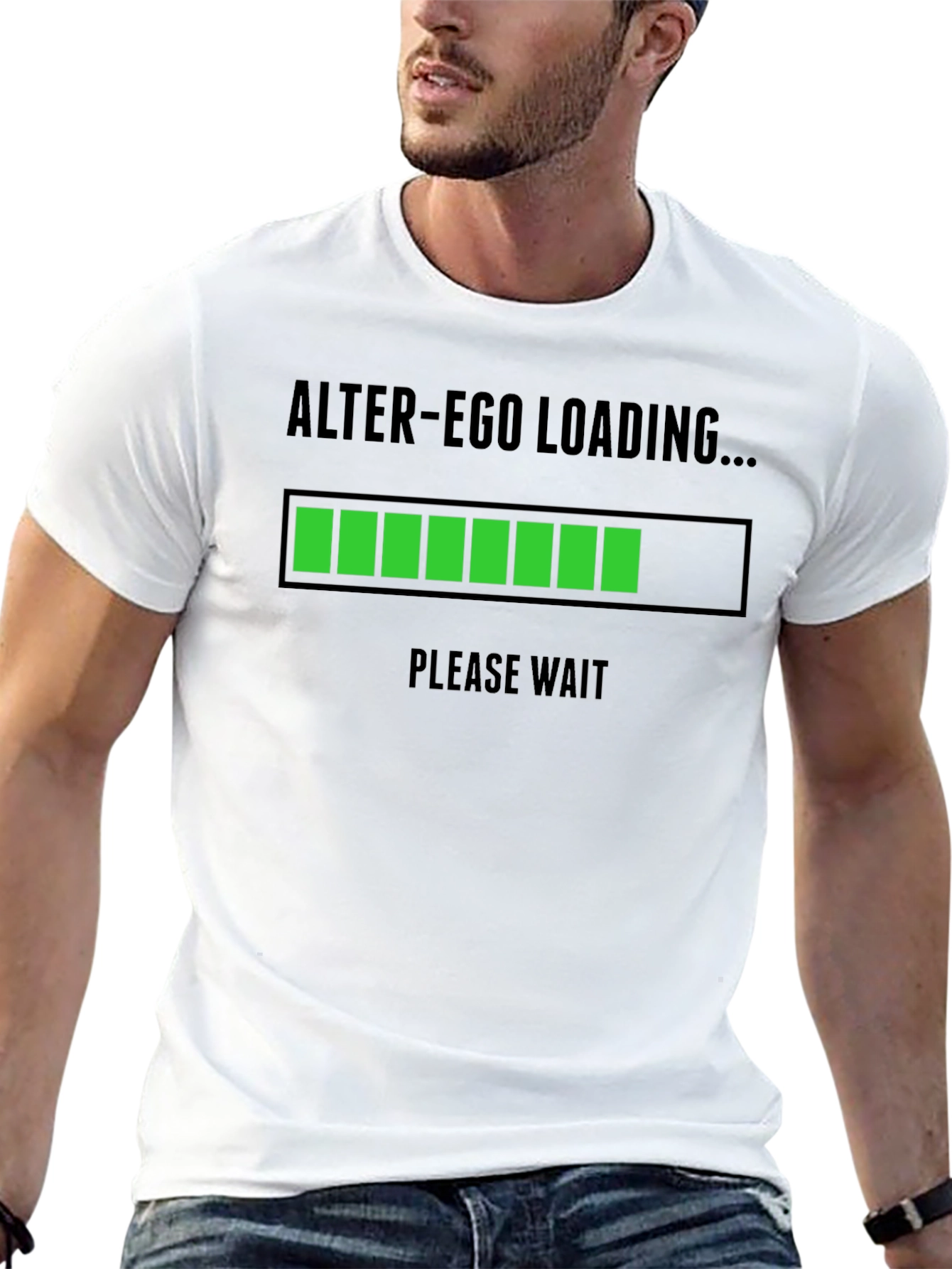 Alter-Ego Loading T-Shirt - Funny Graphic Tee