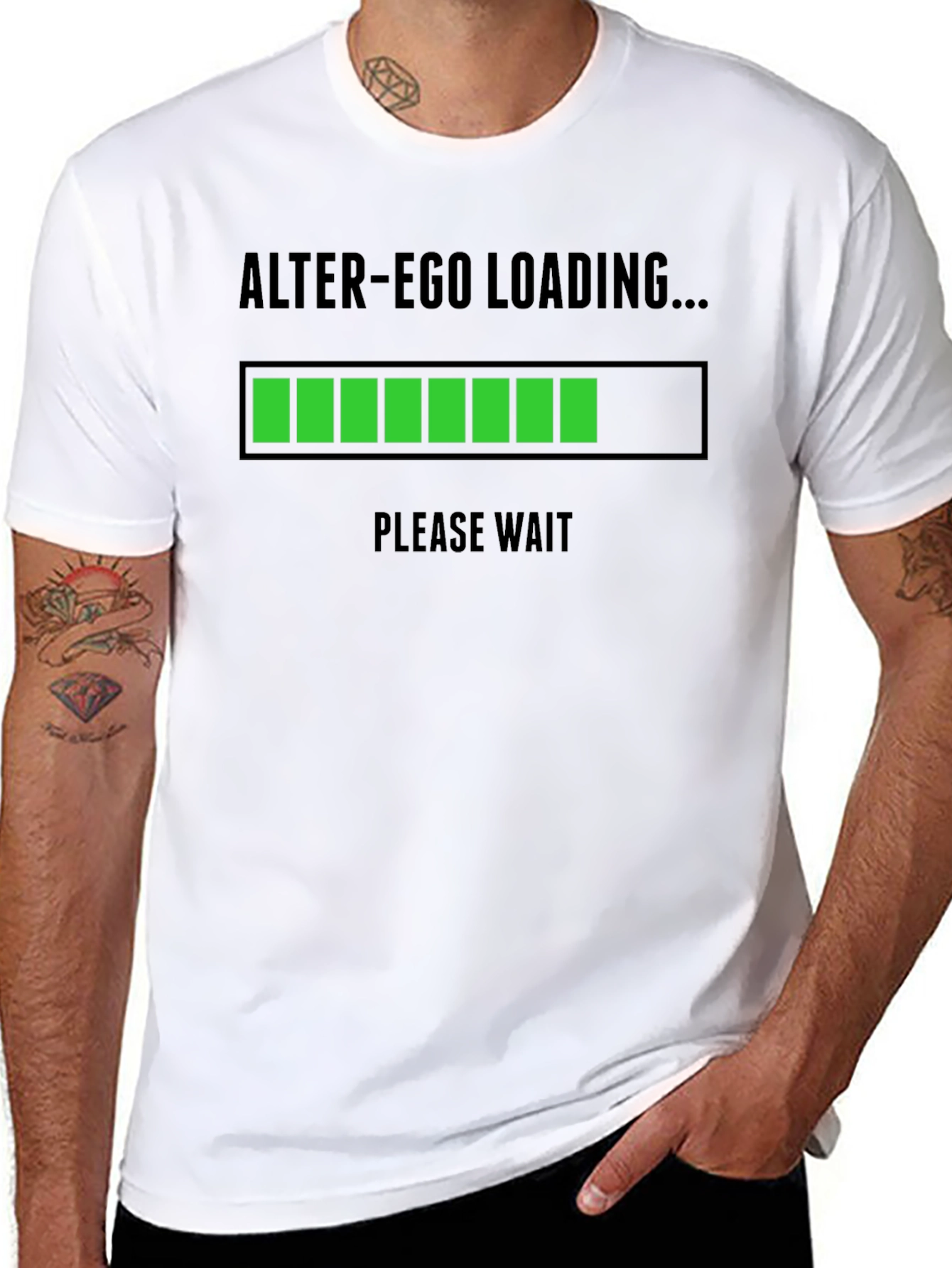 Alter-Ego Loading T-Shirt - Funny Graphic Tee