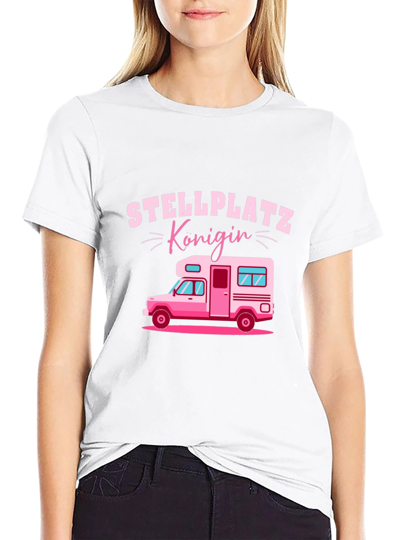 Stellplatz Königin Camping T-Shirt