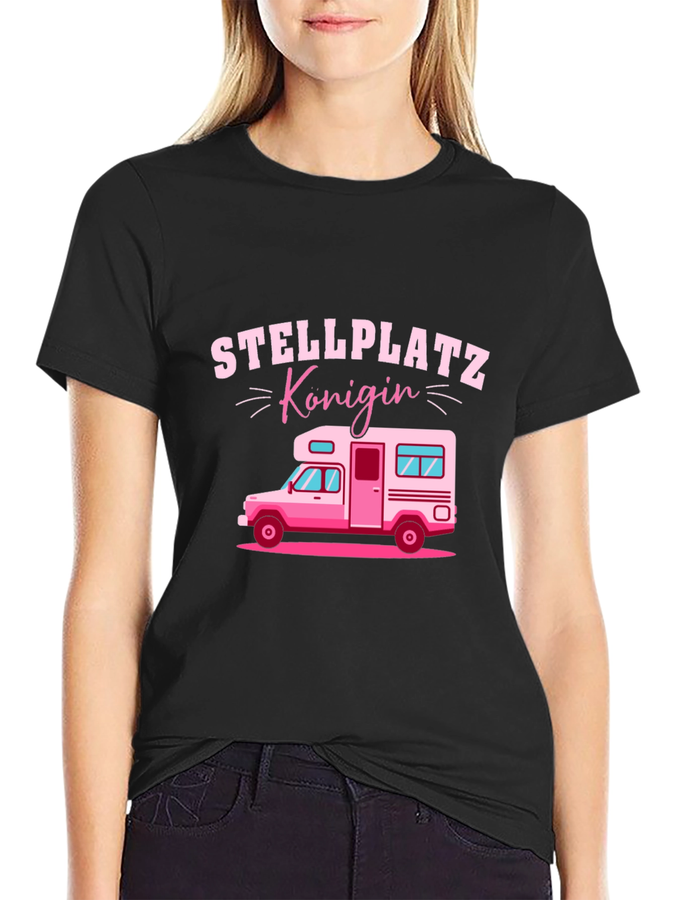 Stellplatz Königin Camping T-Shirt