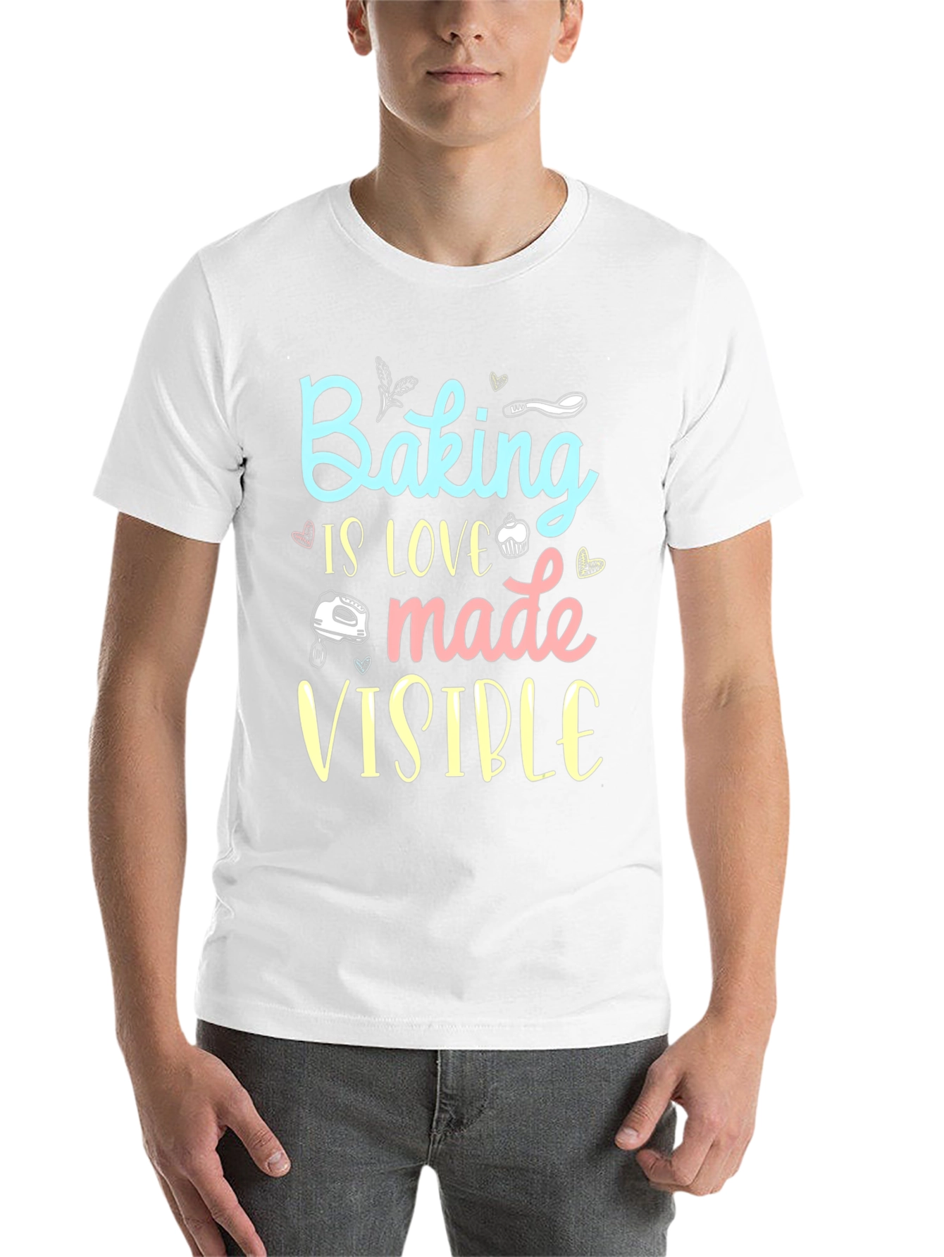 Baking is Love Made Visible Black T-Shirt