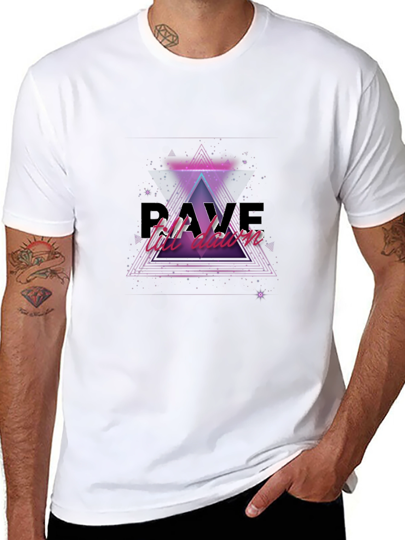 Rave Till Dawn Graphic Tee
