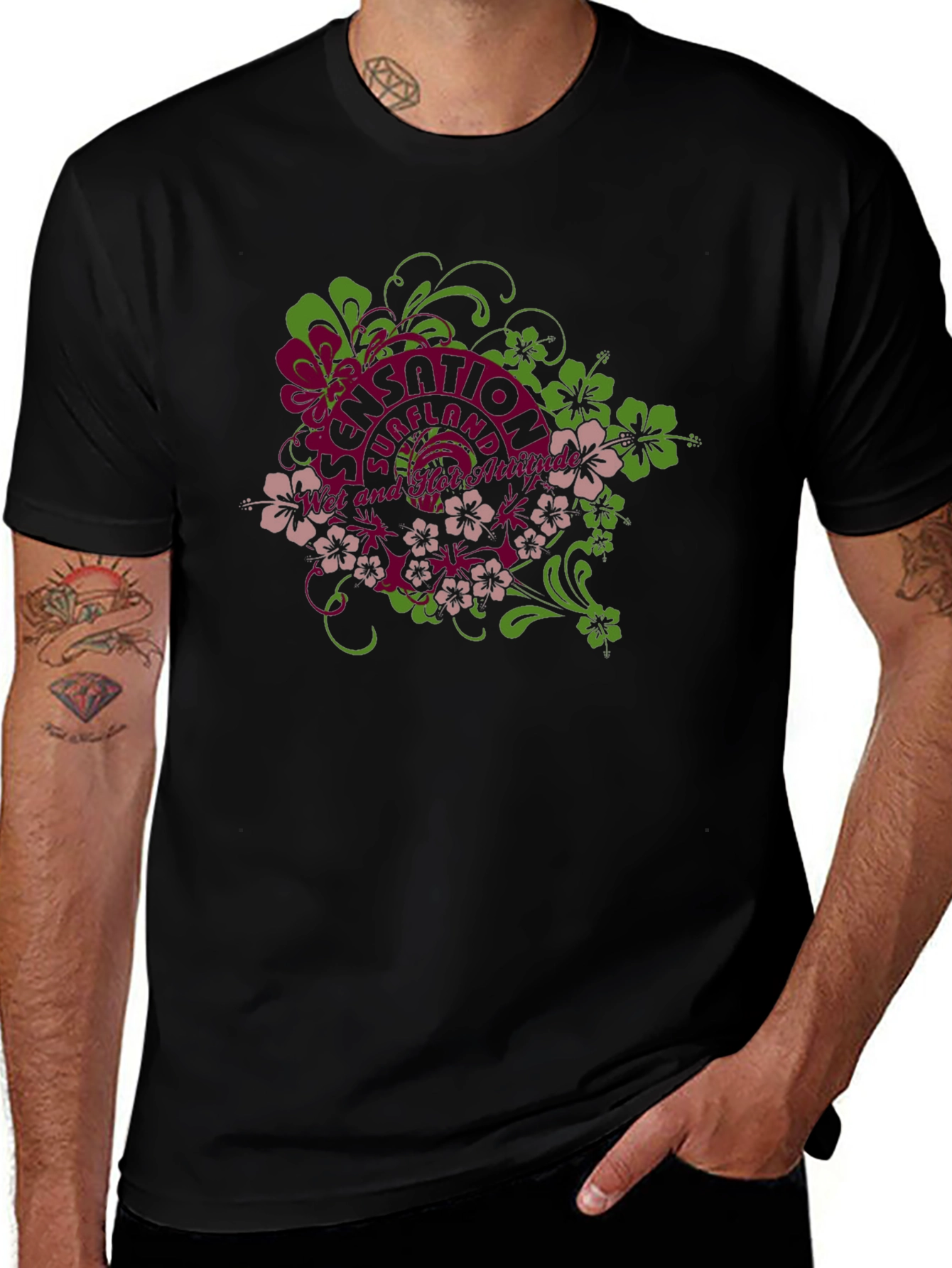 Sensation Surfland Hawaii Graphic Tee