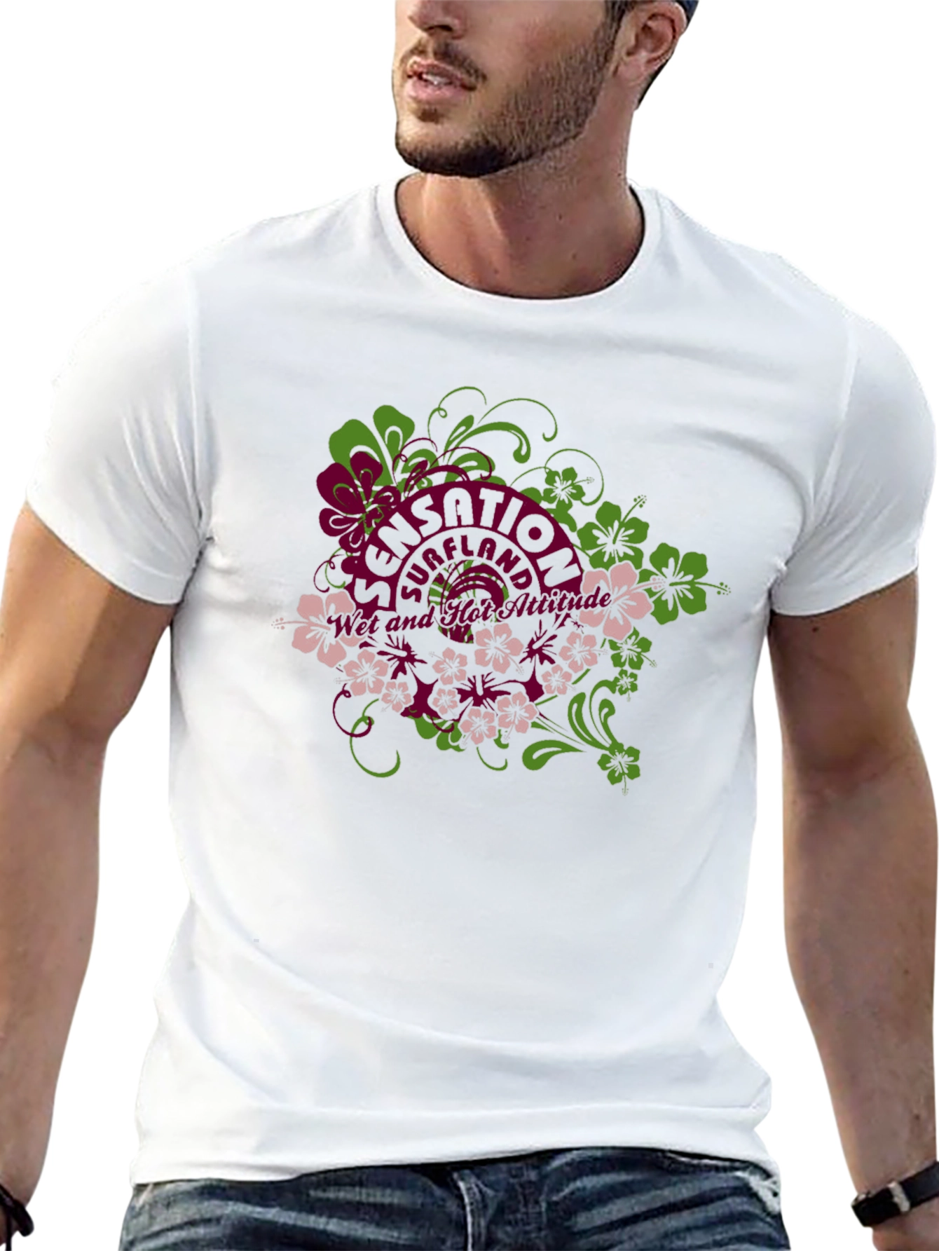 Sensation Surfland Hawaii Graphic Tee