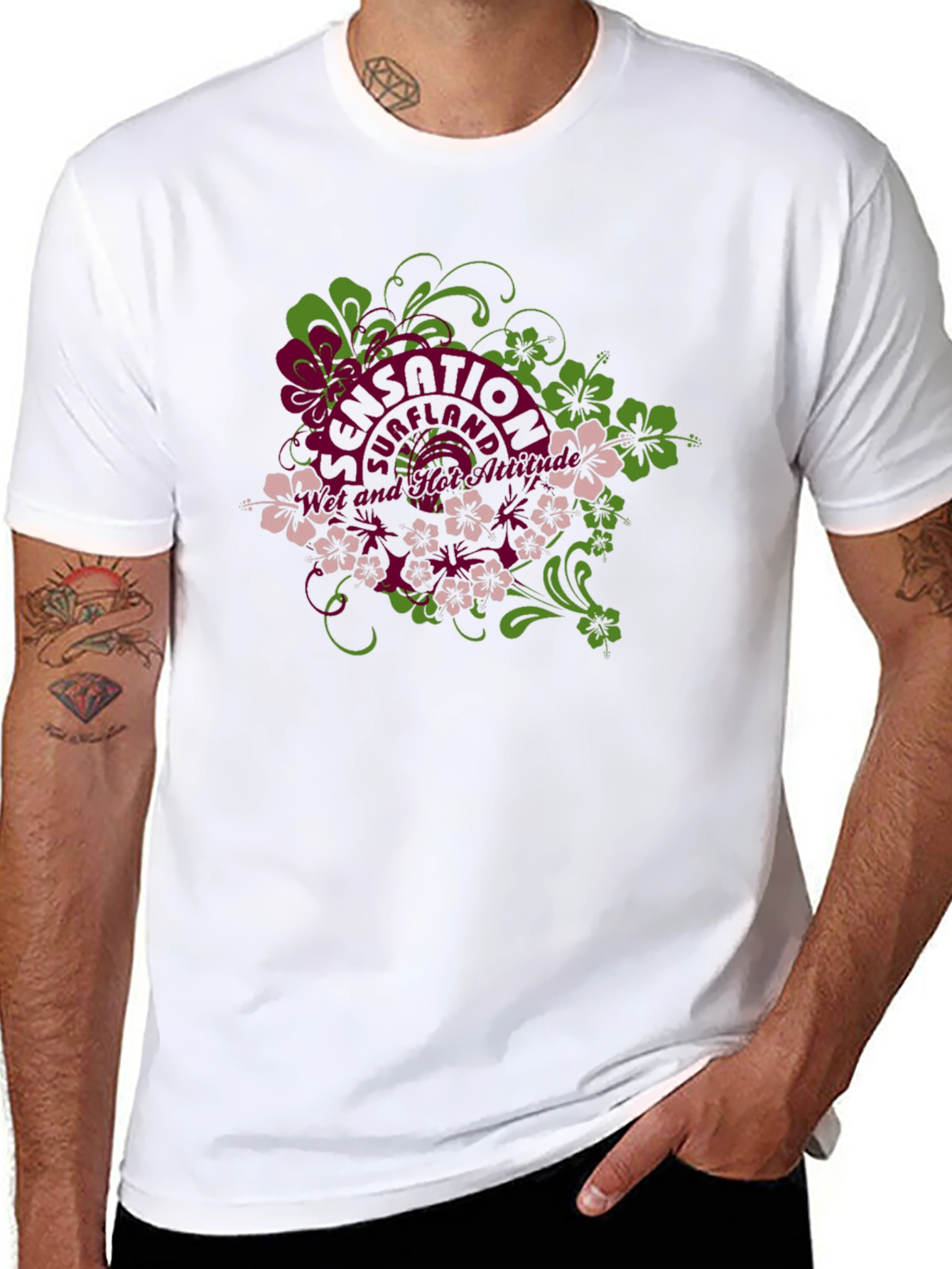 Sensation Surfland Hawaii Graphic Tee