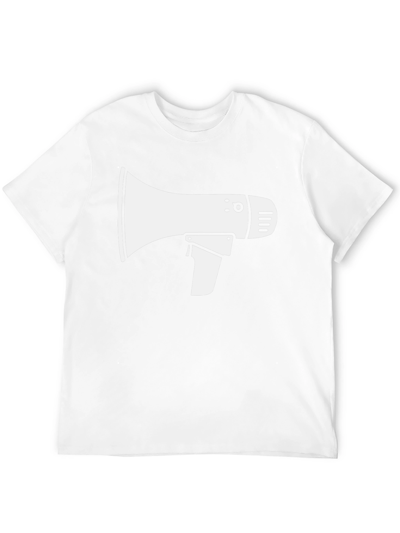 Megaphone Graphic T-Shirt - Bold Statement Tee