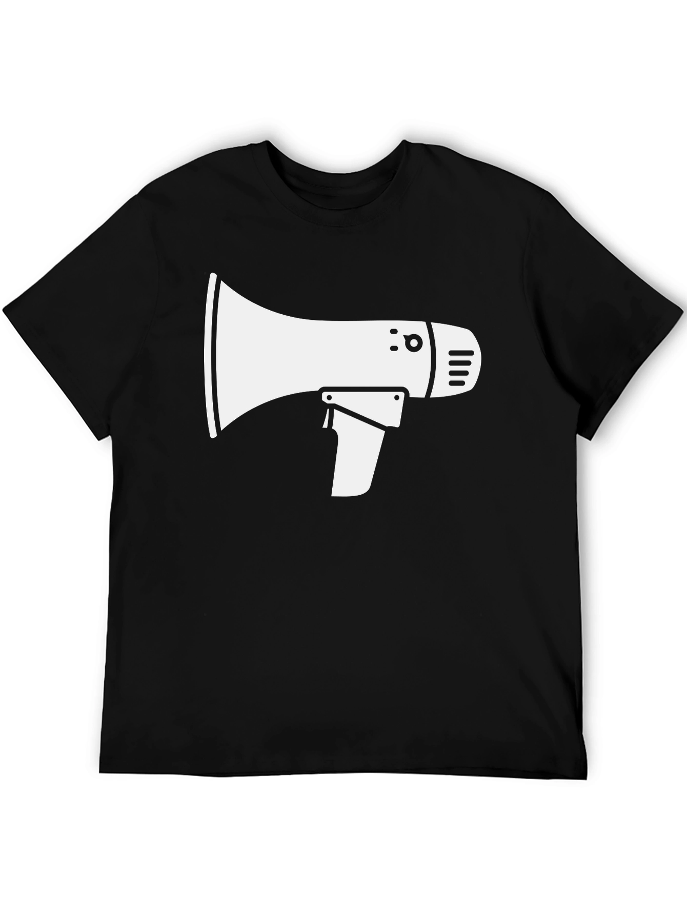 Megaphone Graphic T-Shirt - Bold Statement Tee