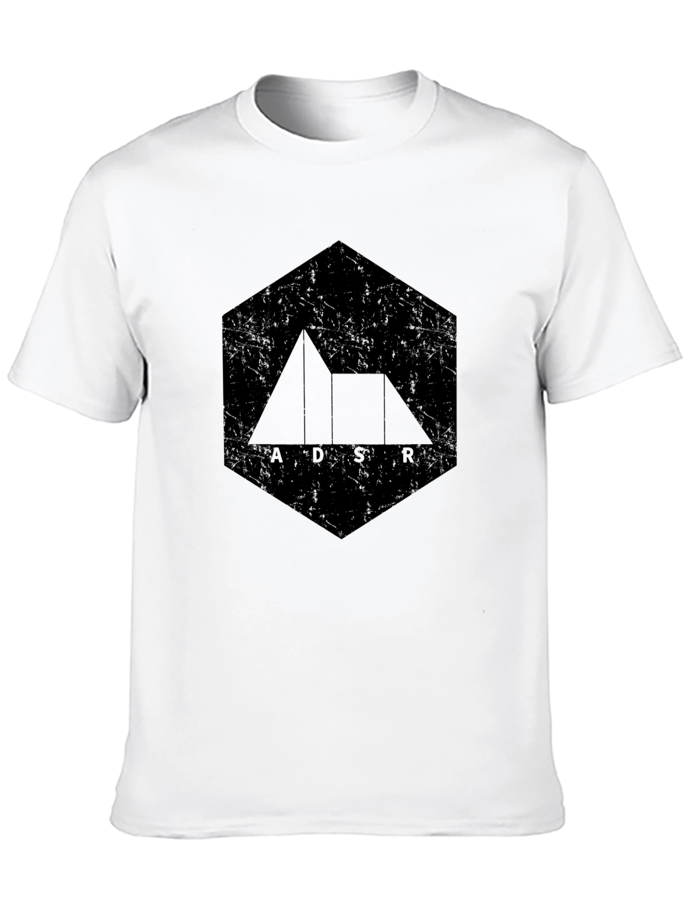 ADSR Synth Black Tee - Unique Music Producer Shirt