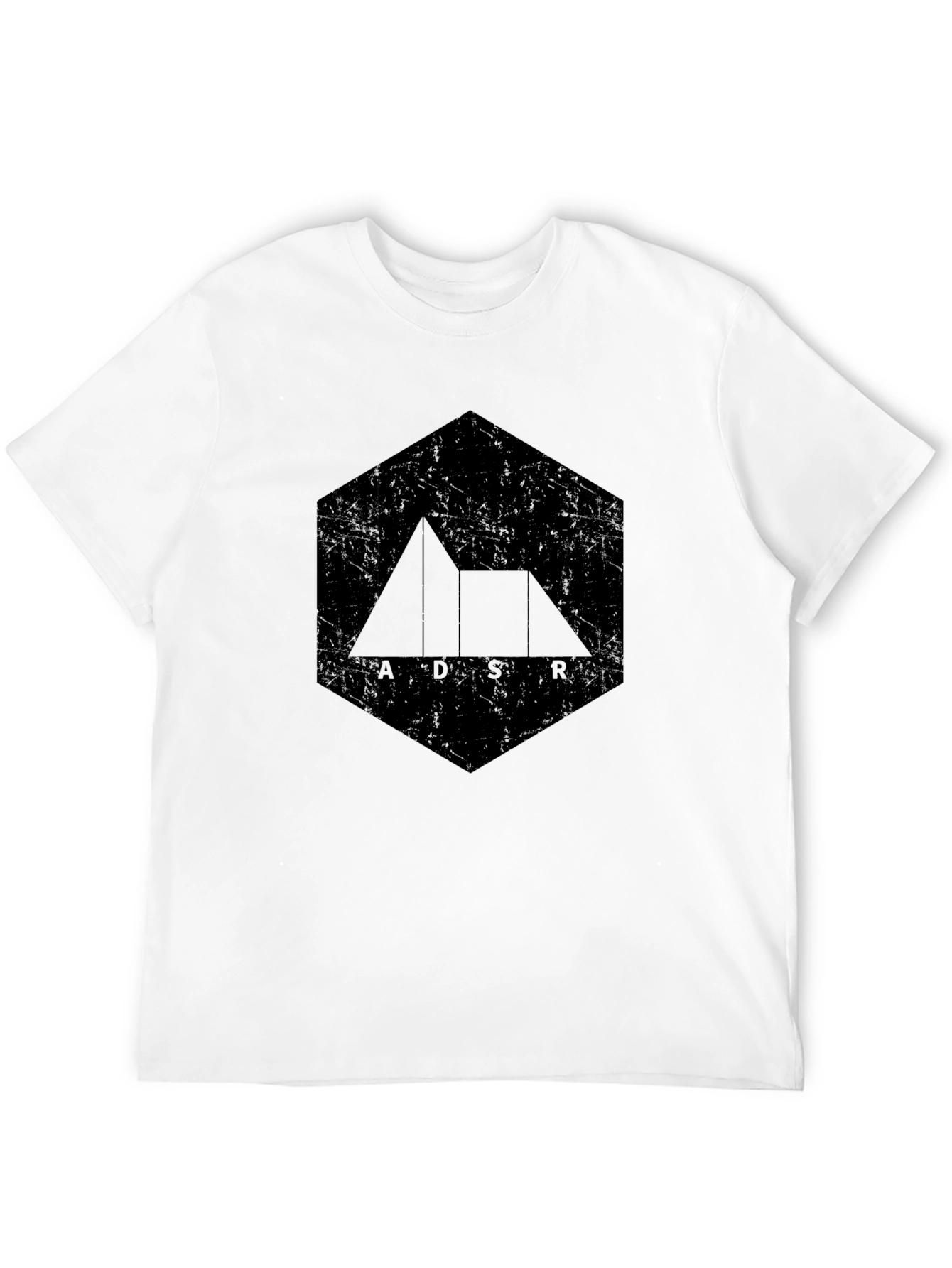 ADSR Synth Black Tee - Unique Music Producer Shirt