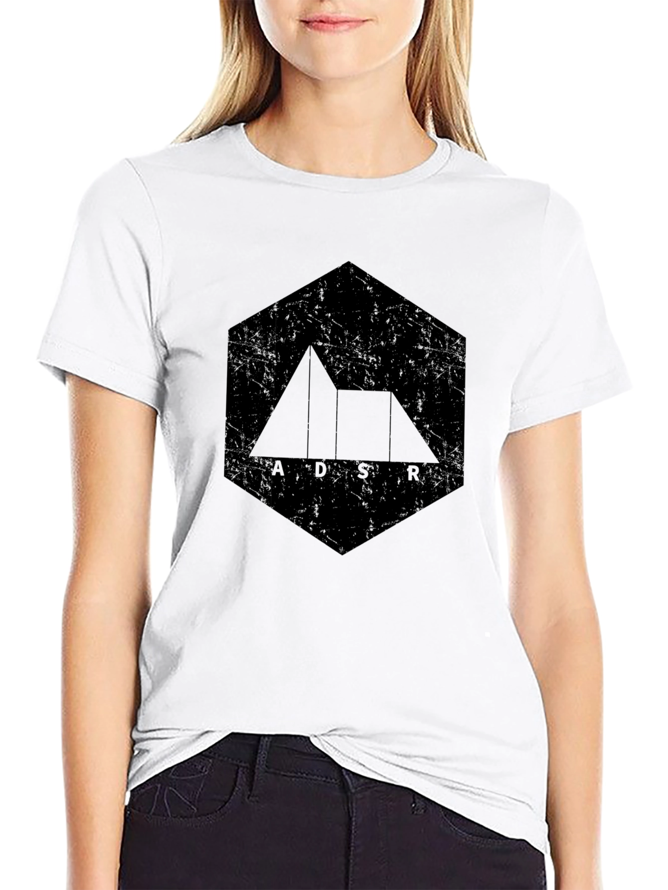 ADSR Synth Black Tee - Unique Music Producer Shirt