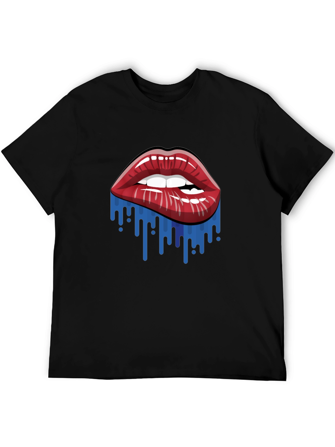 Lip Drip Graphic Tee - Bold Statement T-Shirt