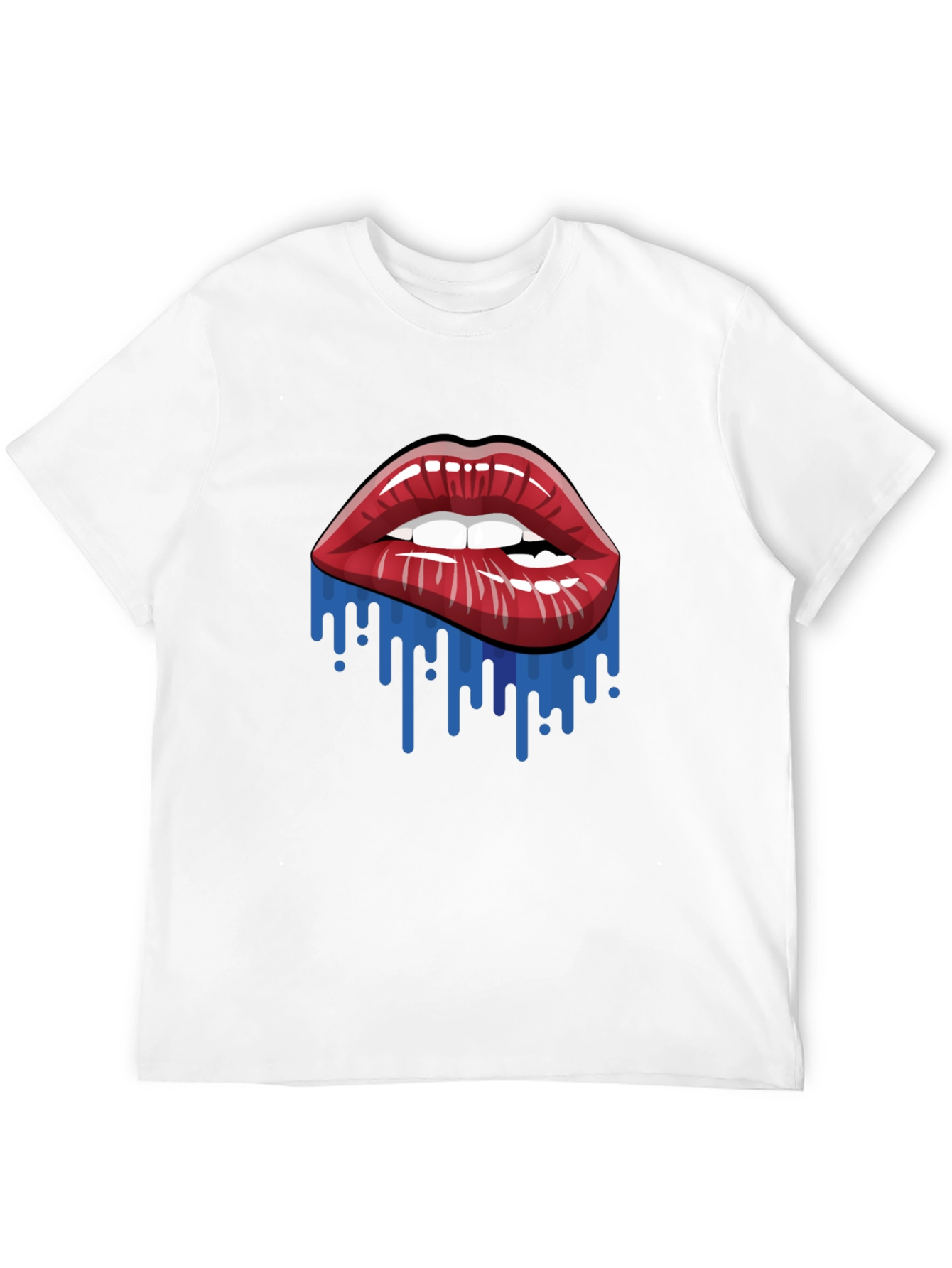 Lip Drip Graphic Tee - Bold Statement T-Shirt