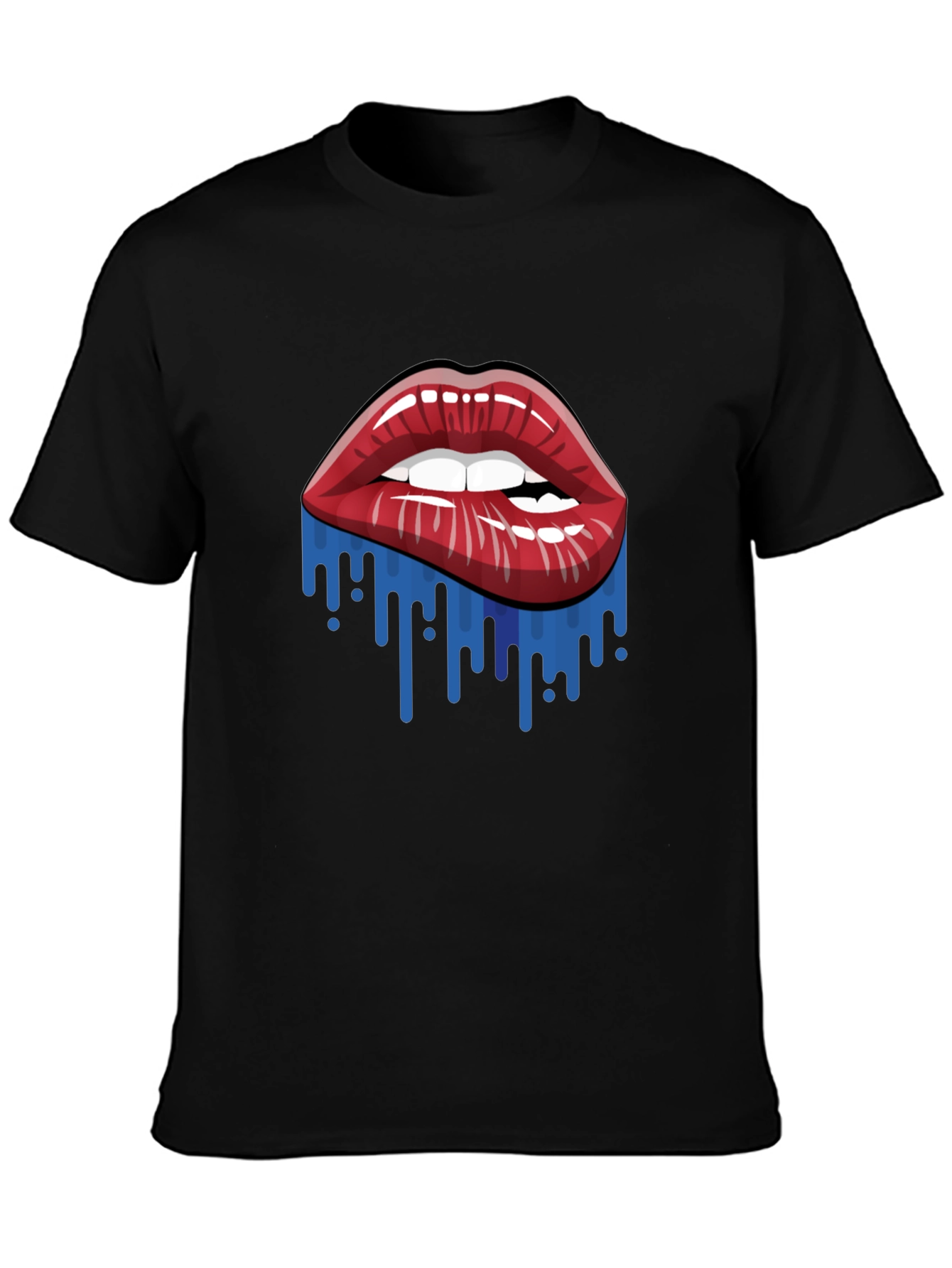 Lip Drip Graphic Tee - Bold Statement T-Shirt