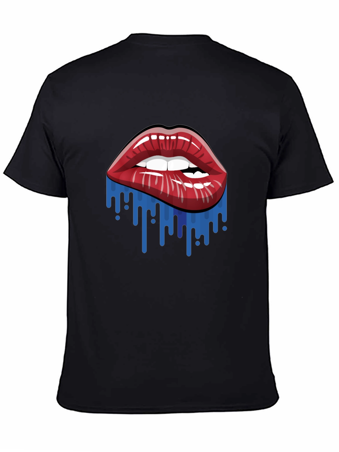 Lip Drip Graphic Tee - Bold Statement T-Shirt