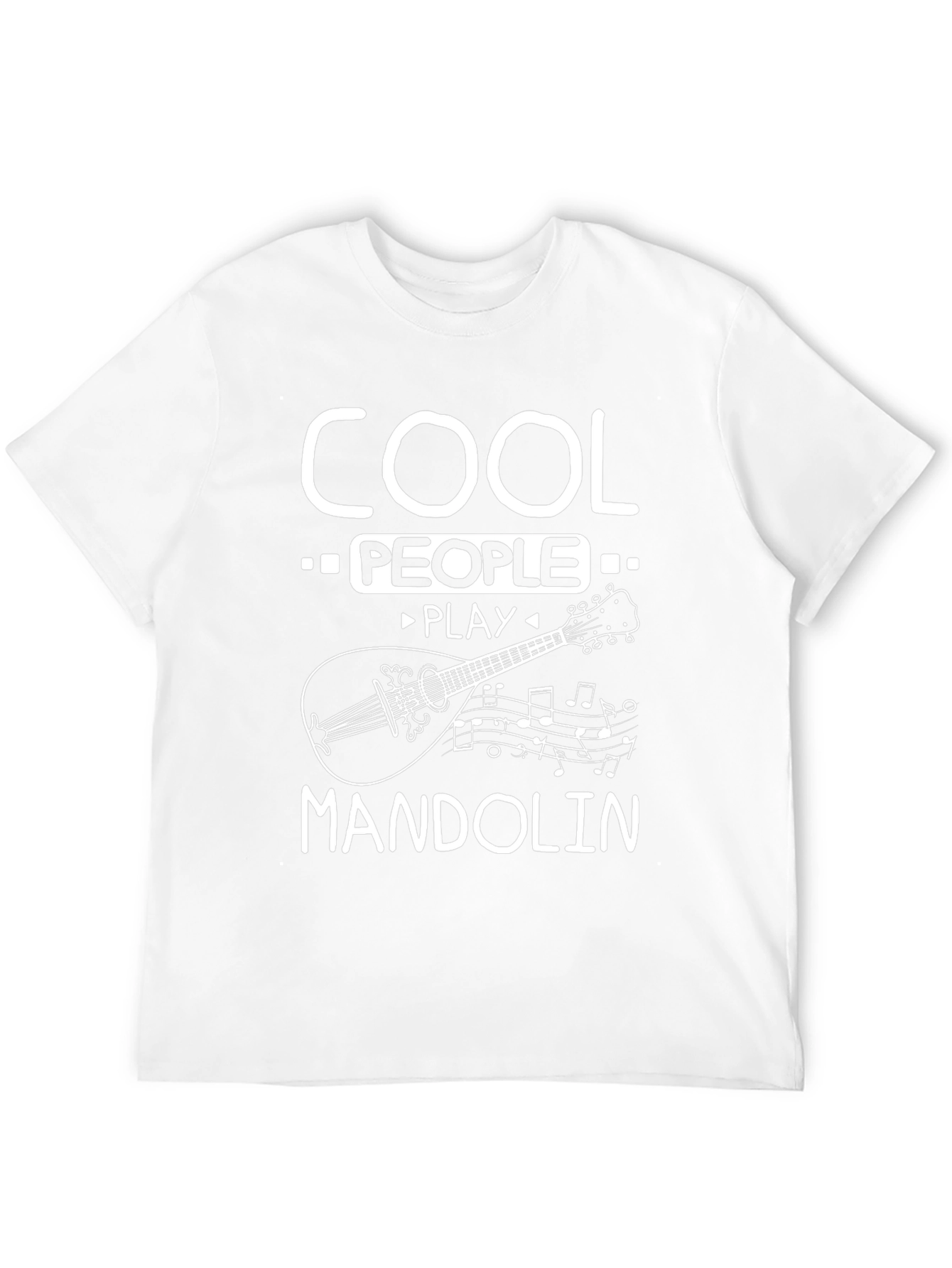 Cool People Play Mandolin Graphic Tee
