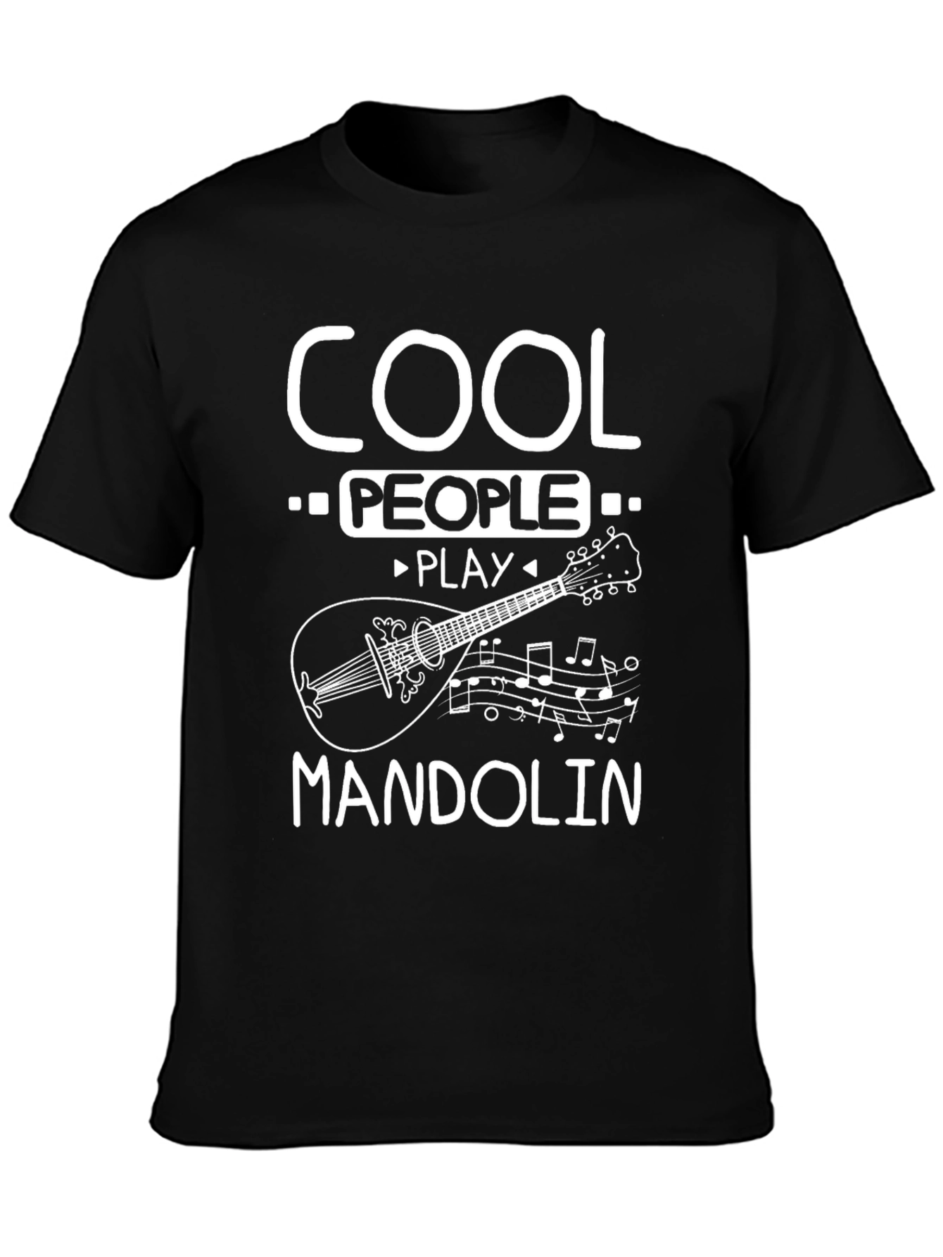 Cool People Play Mandolin Graphic Tee